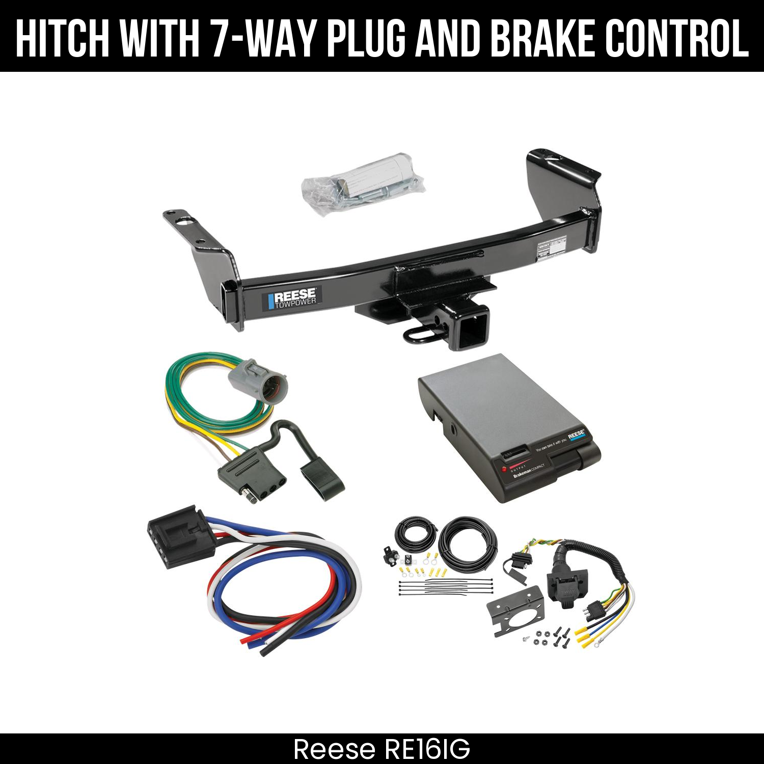 Trailer Hitch , 7-Way , Reese Brakeman Brake Control