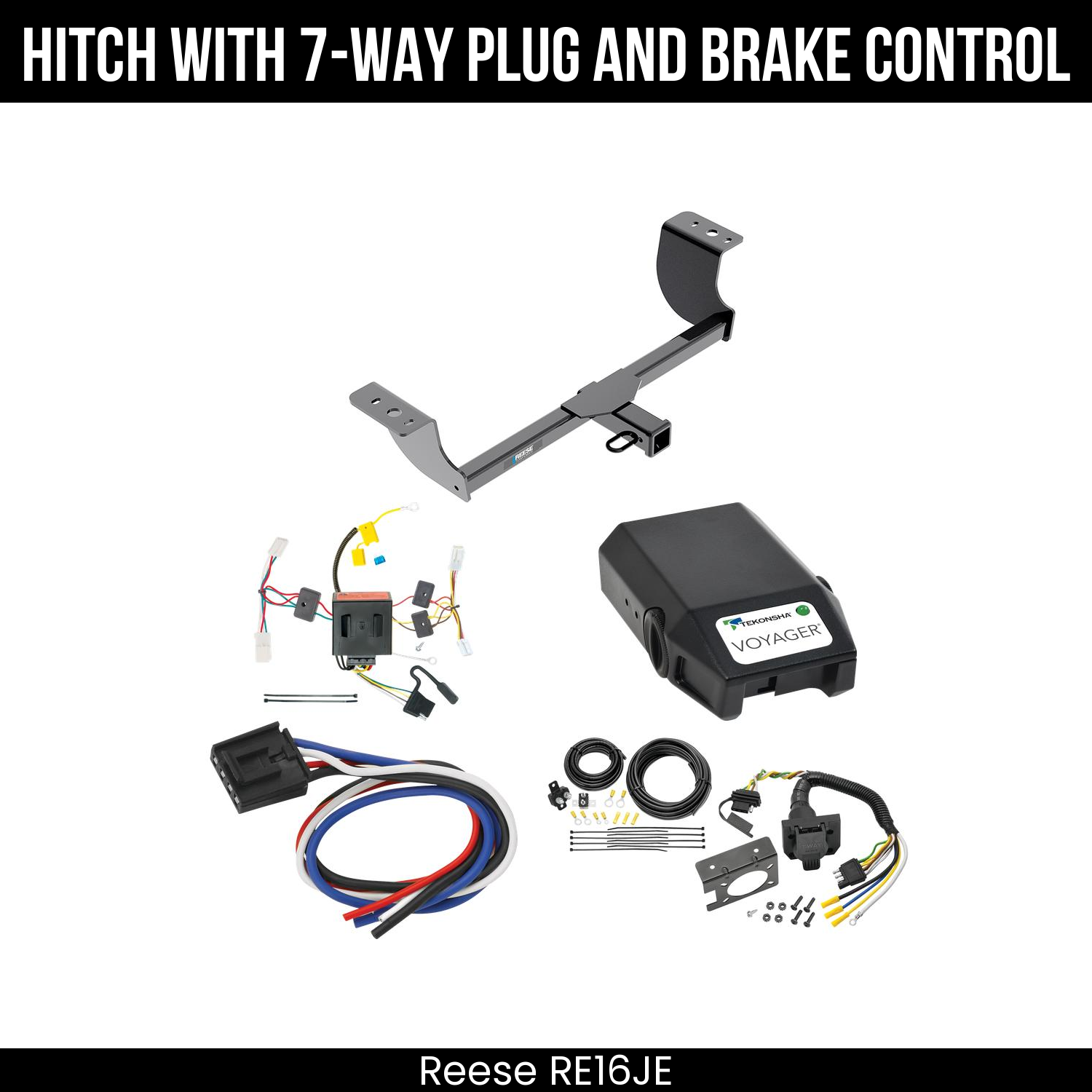 Trailer Hitch , 7-Way , Tekonsha Voyager Brake Control