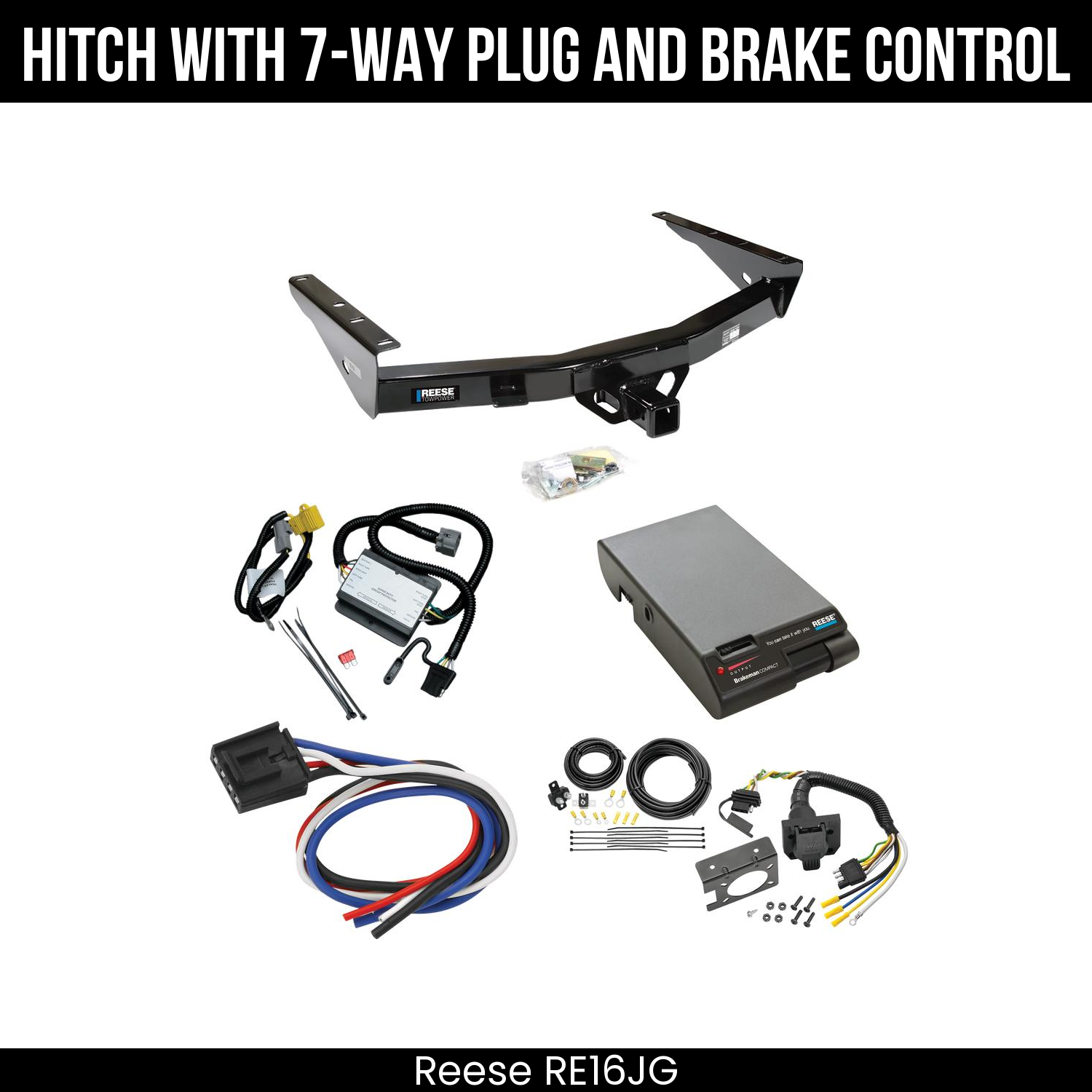 Trailer Hitch , 7-Way , Reese Brakeman Brake Control