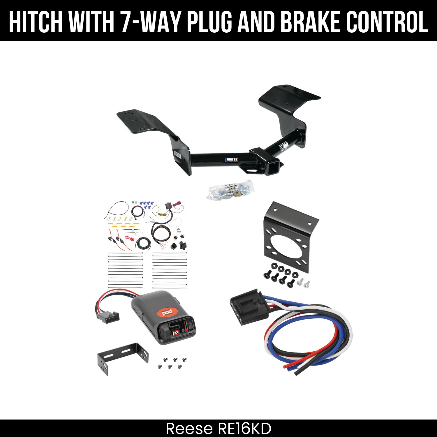 Trailer Hitch , 7-Way , Pro Series POD Brake Control