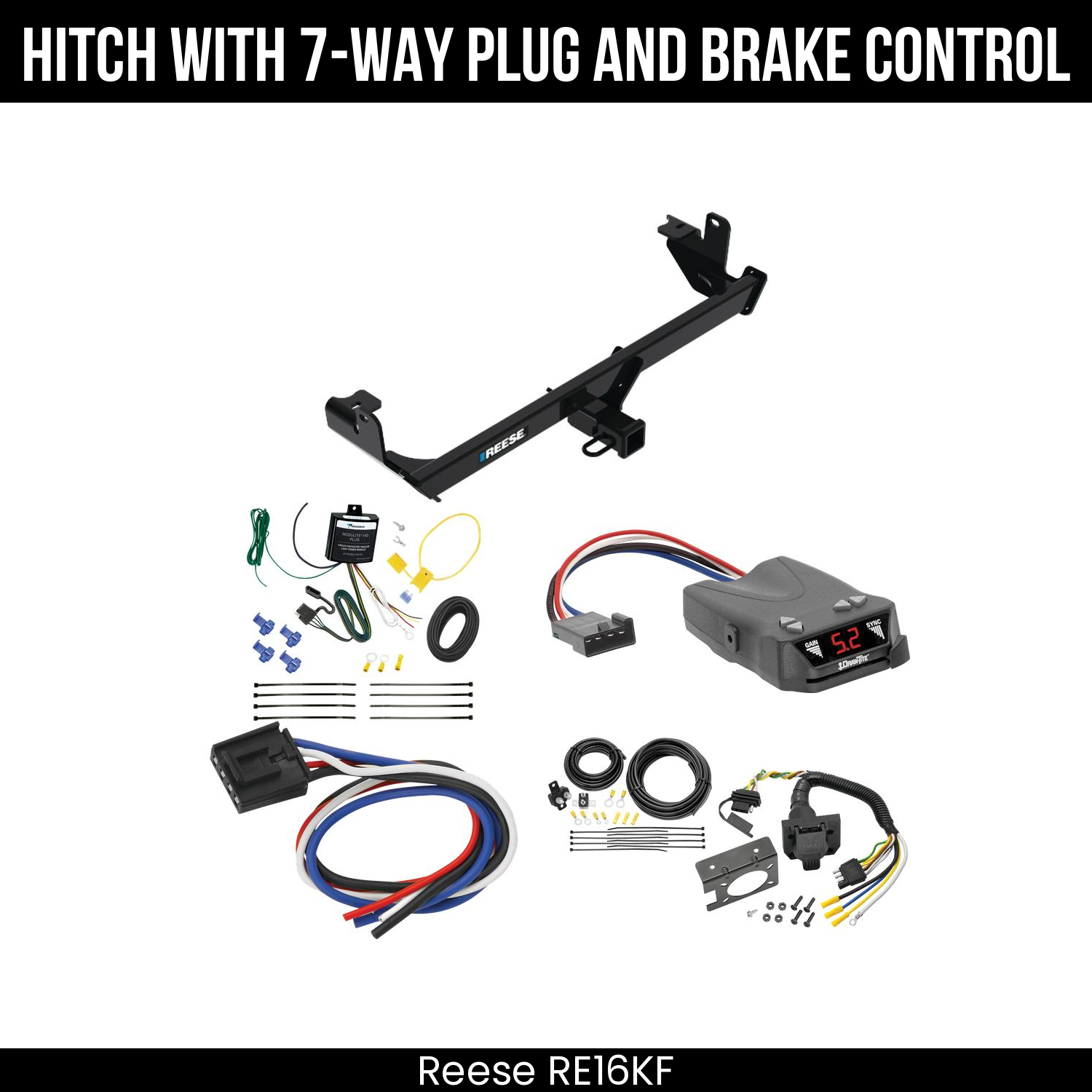 Trailer Hitch , 7-Way , Draw-Tite Activator IV Brake Control