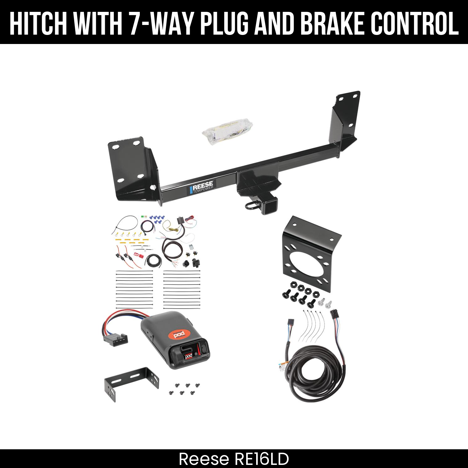 Trailer Hitch , 7-Way , Pro Series POD Brake Control