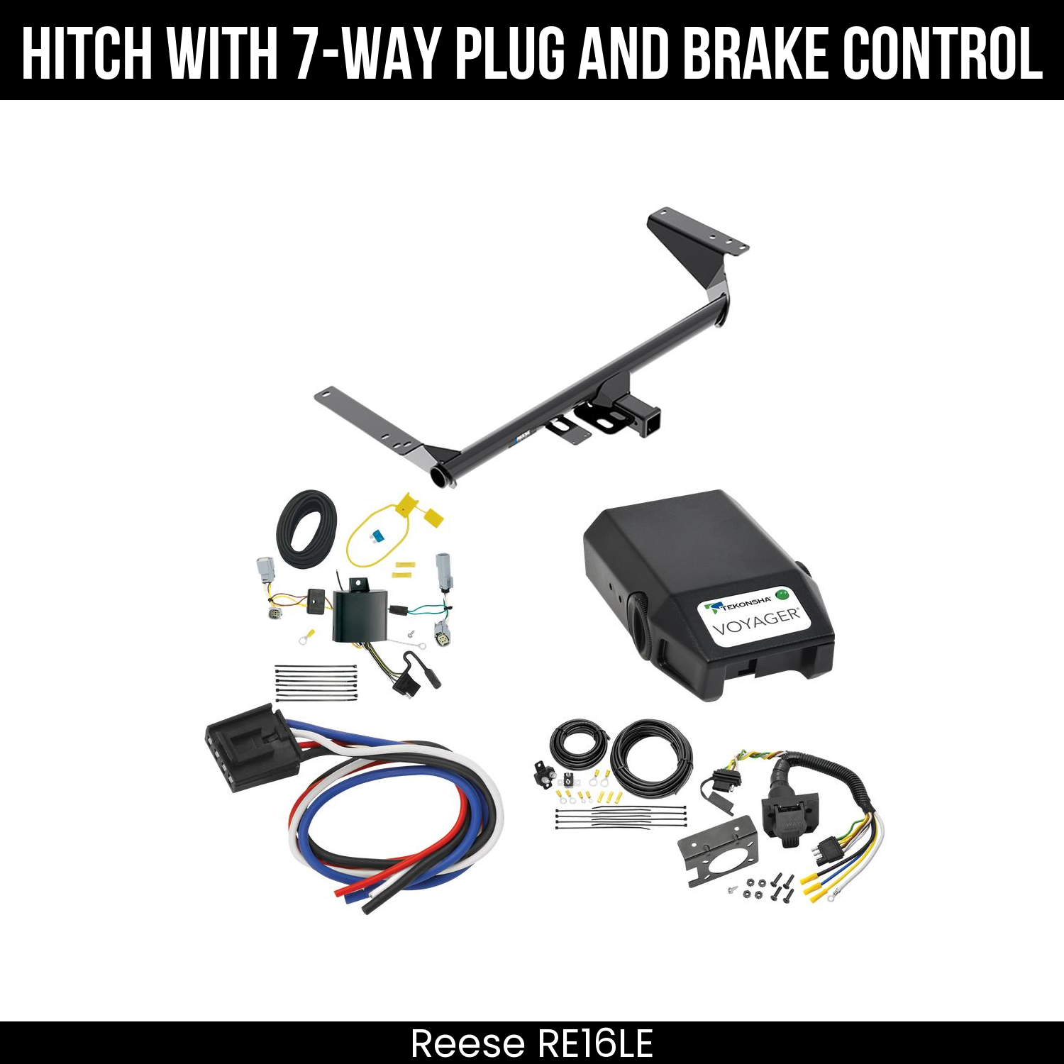 Trailer Hitch , 7-Way , Tekonsha Voyager Brake Control