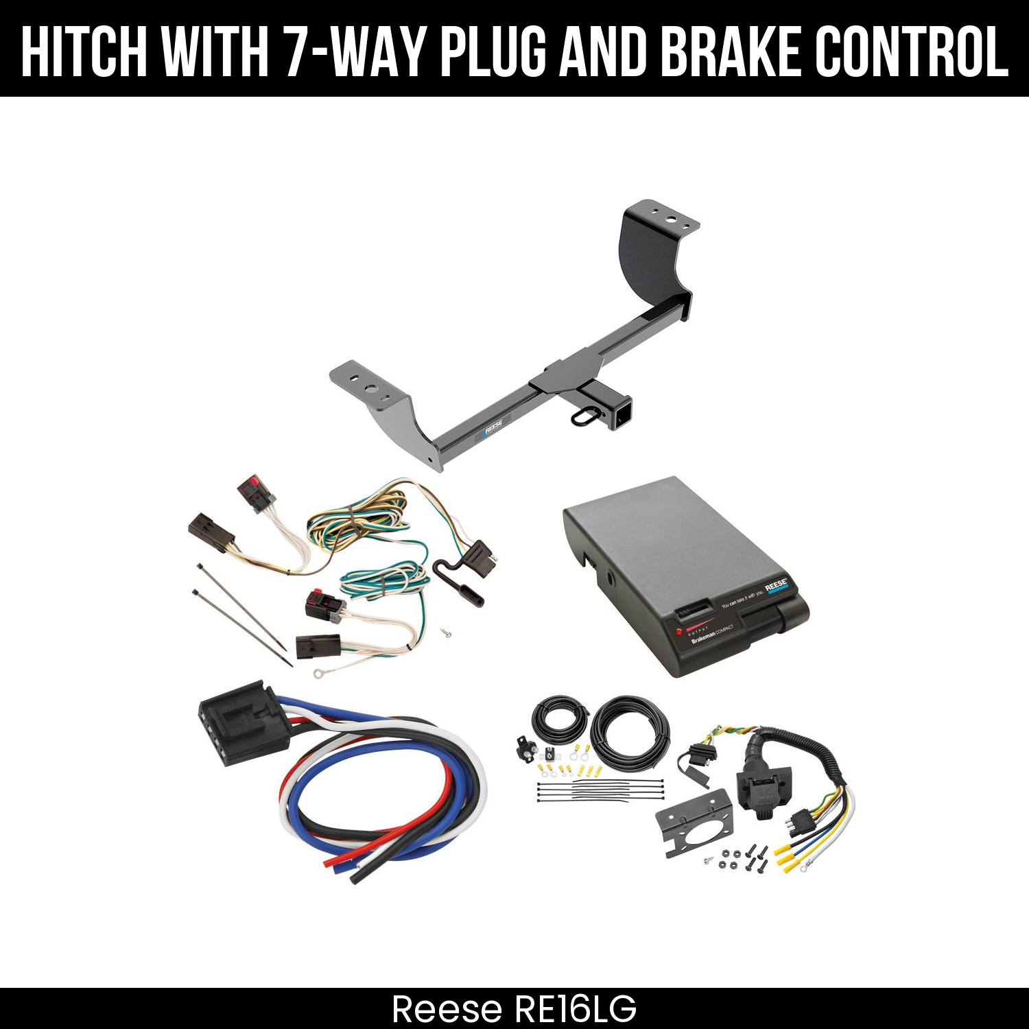 Trailer Hitch , 7-Way , Reese Brakeman Brake Control