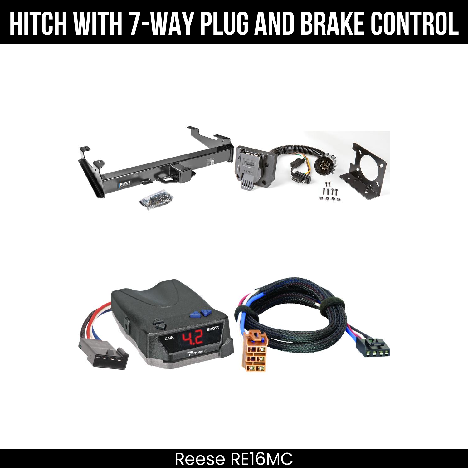 Trailer Hitch , 7-Way , Tekonsha Brake EVN Control