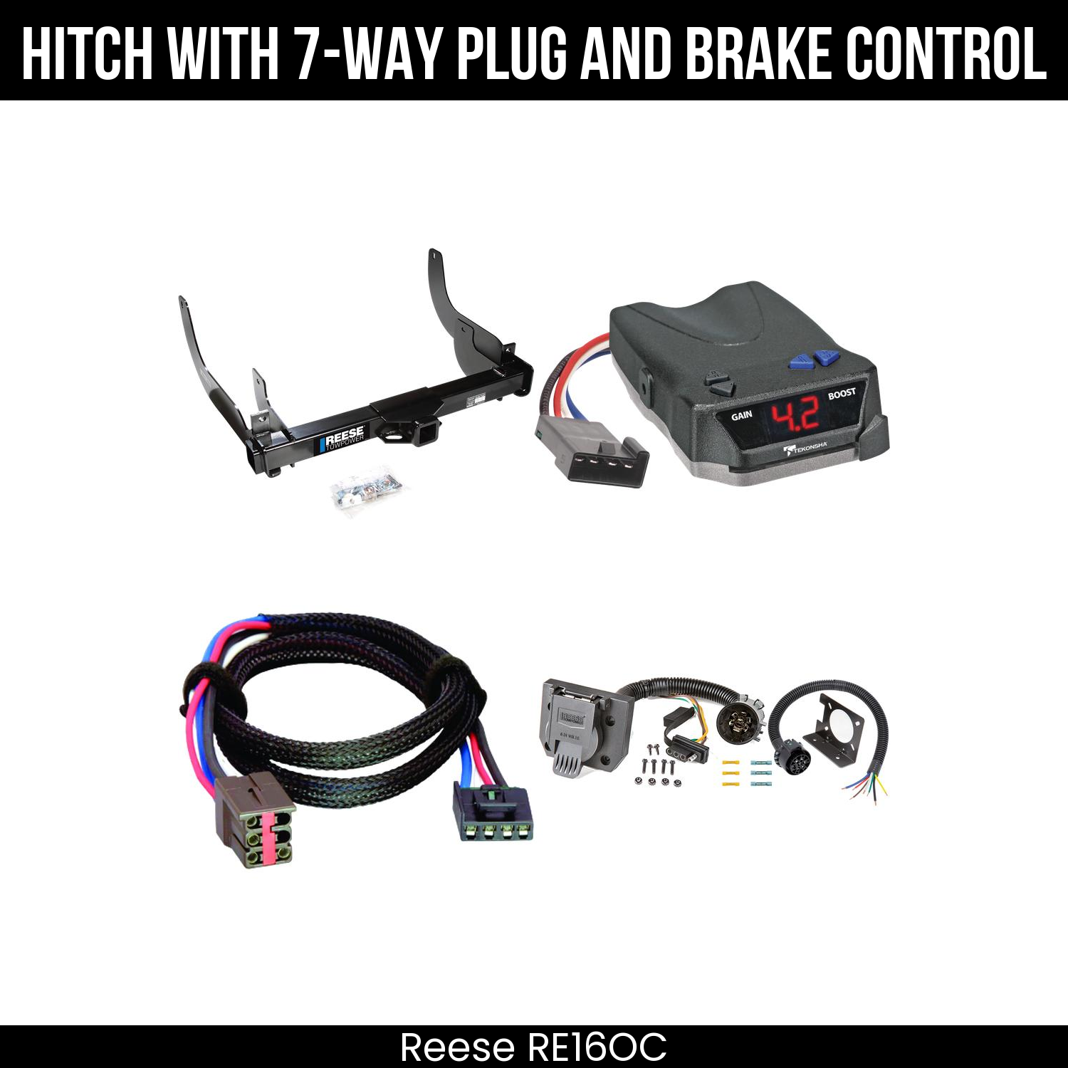 Trailer Hitch , 7-Way , Tekonsha Brake EVN Control