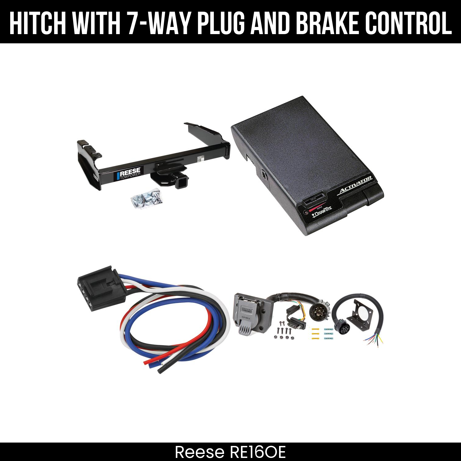 Trailer Hitch , 7-Way , Draw-Tite Activator Brake Control