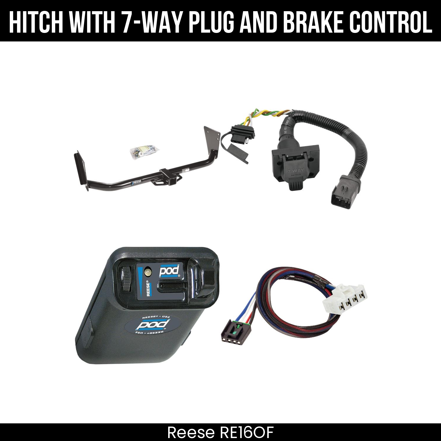 Trailer Hitch , 7-Way , Reese POD Brake Control