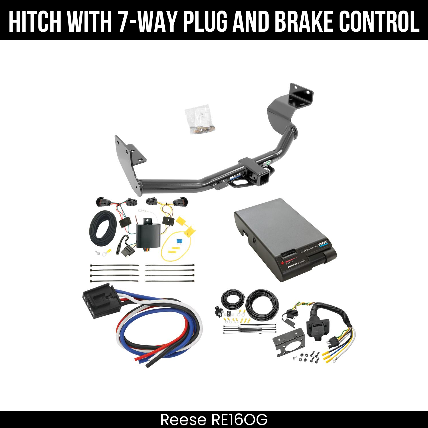 Trailer Hitch , 7-Way , Reese Brakeman Brake Control