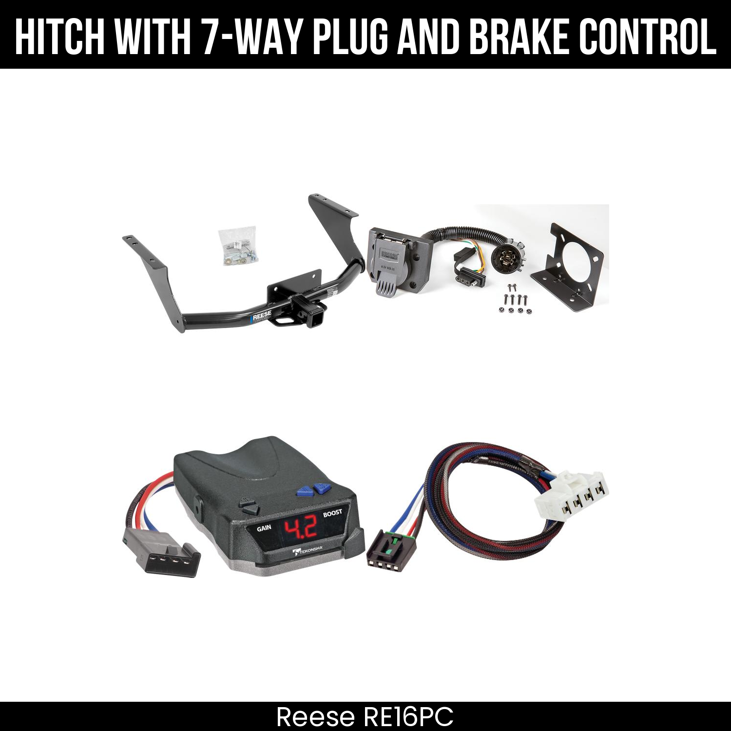 Trailer Hitch , 7-Way , Tekonsha Brake EVN Control