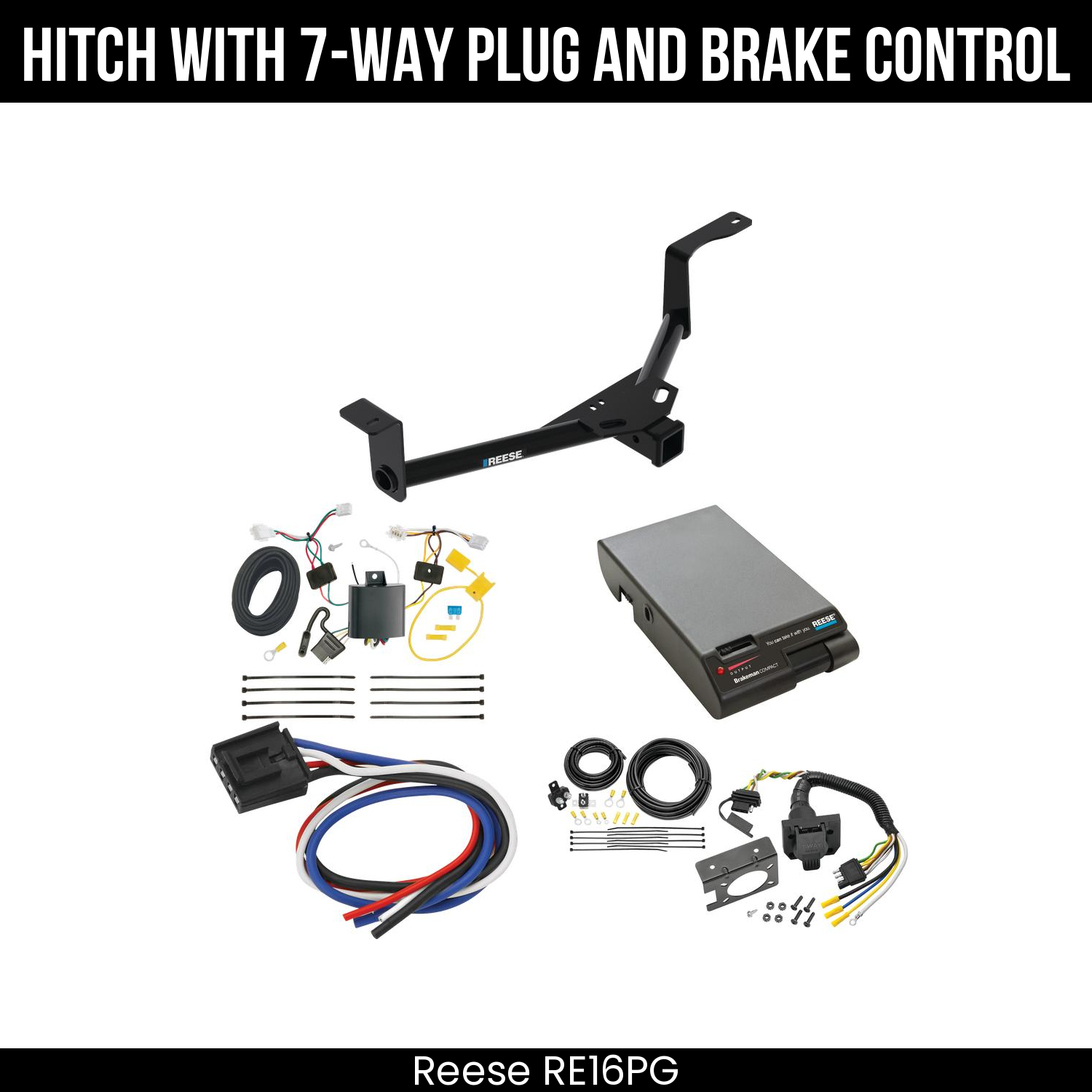 Trailer Hitch , 7-Way , Reese Brakeman Brake Control