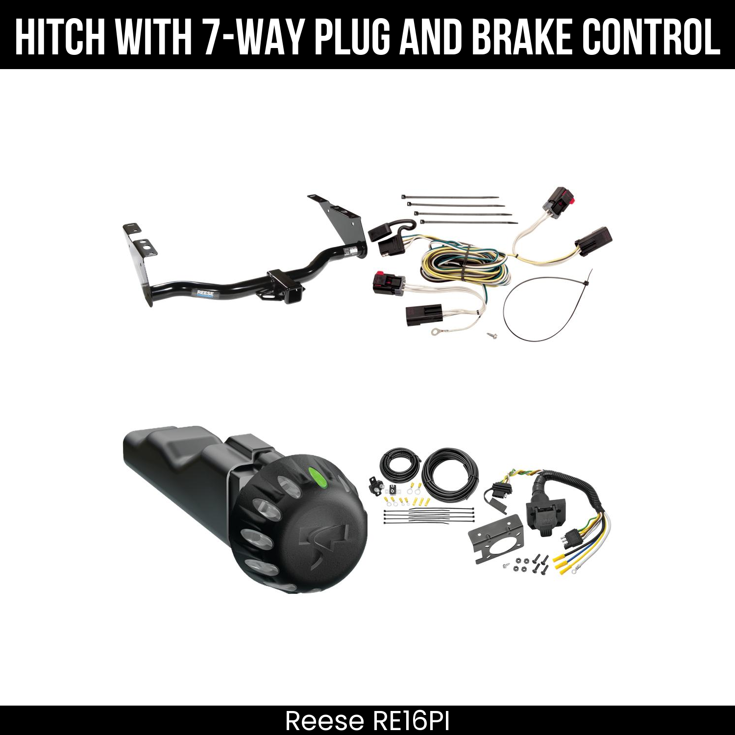 Trailer Hitch , 7-Way , Tekonsha Voyager iD Smart Brake Control