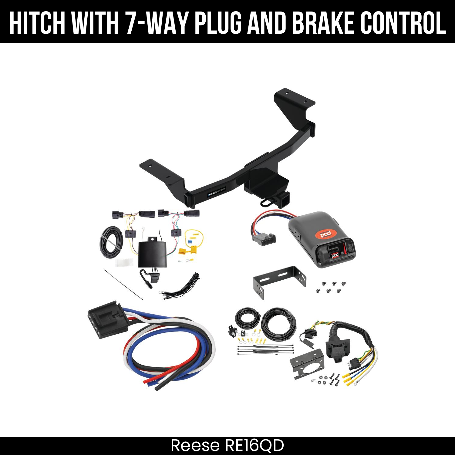 Trailer Hitch , 7-Way , Pro Series POD Brake Control