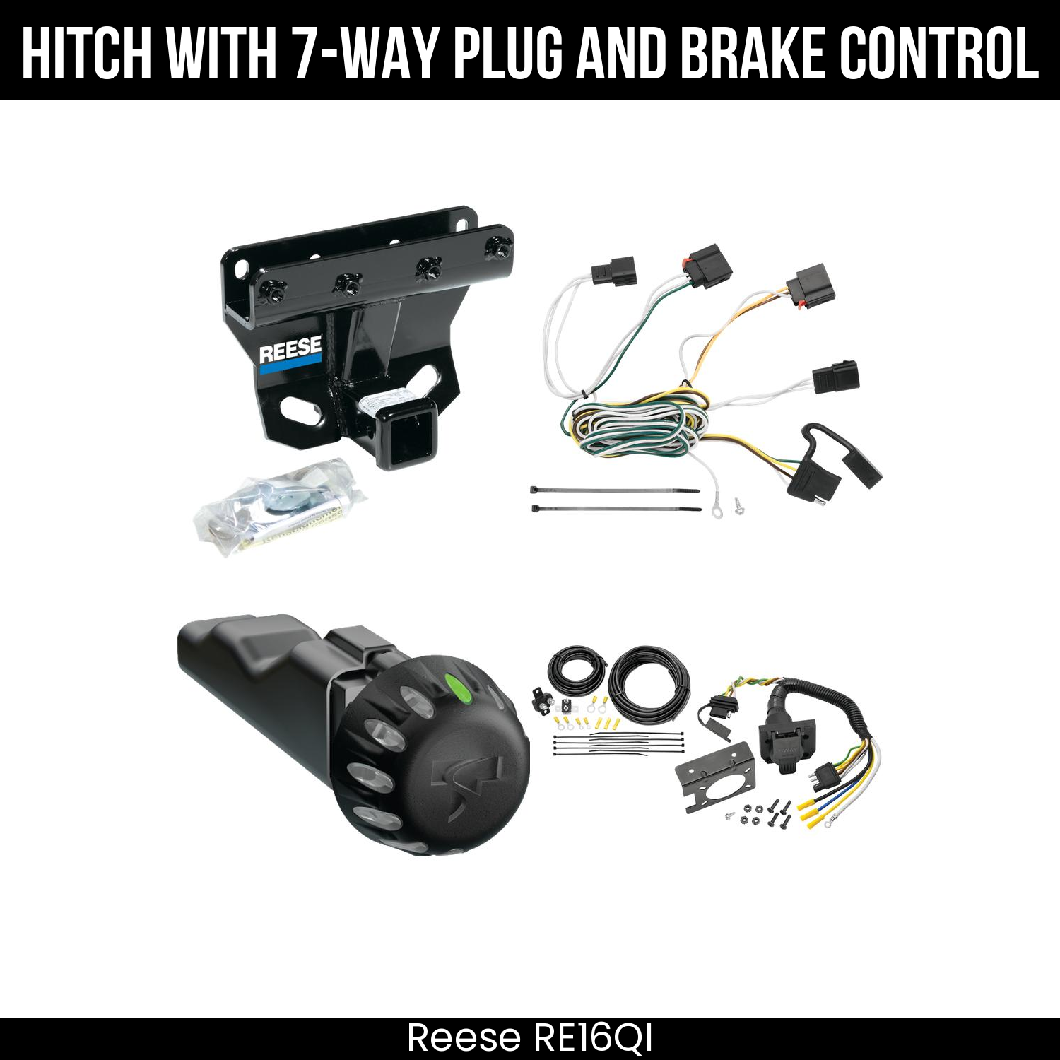 Trailer Hitch , 7-Way , Tekonsha Voyager iD Smart Brake Control
