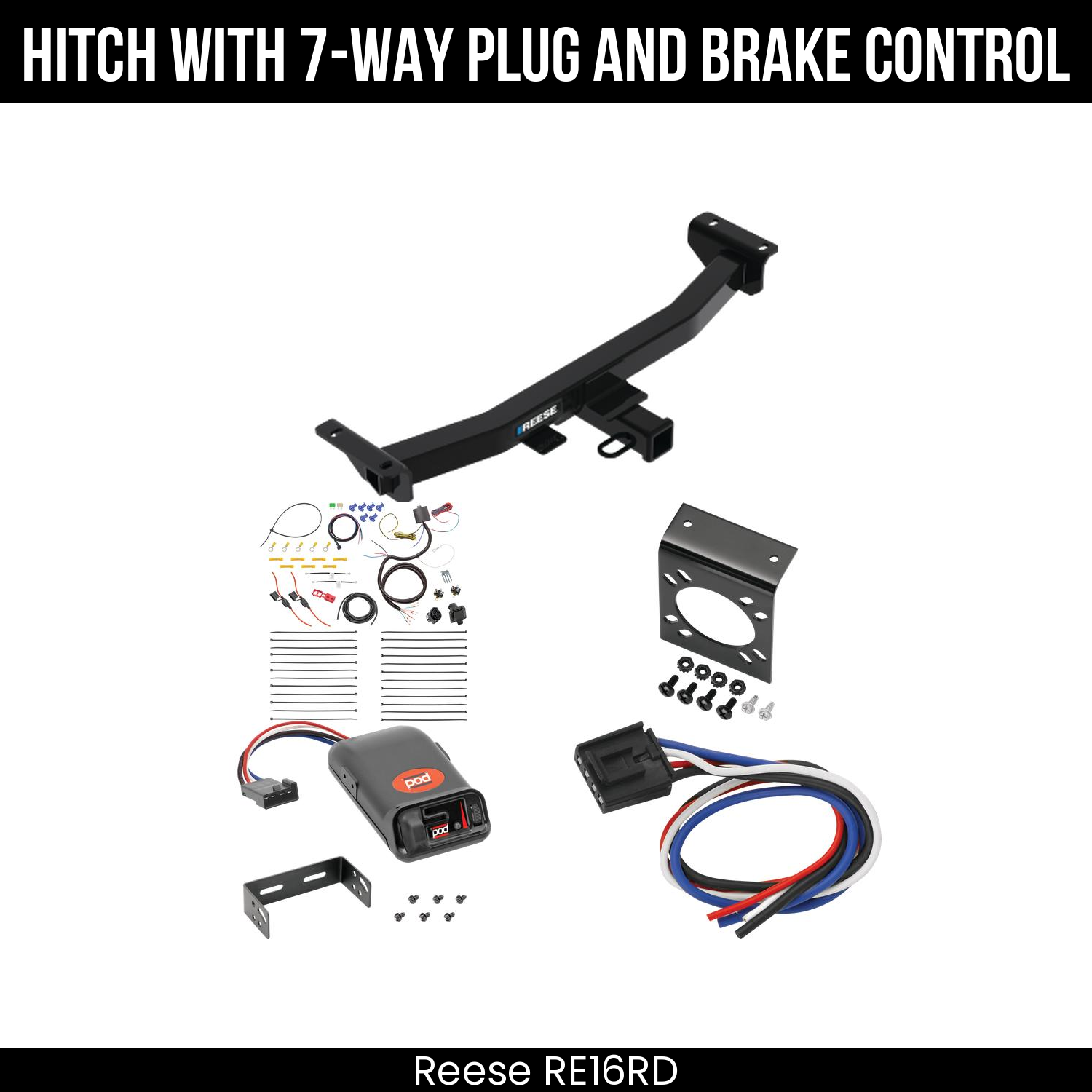 Trailer Hitch , 7-Way , Pro Series POD Brake Control