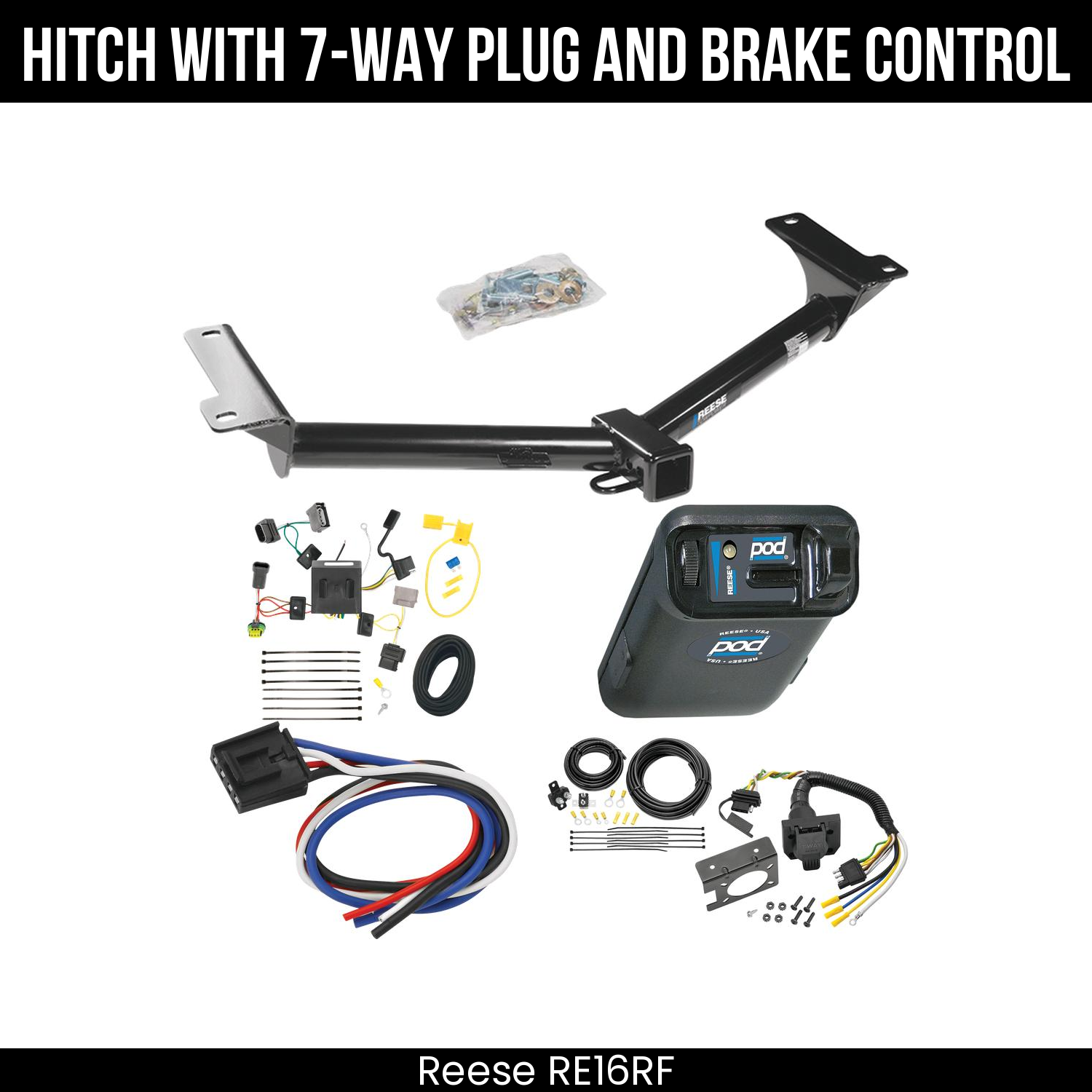 Trailer Hitch , 7-Way , Reese POD Brake Control