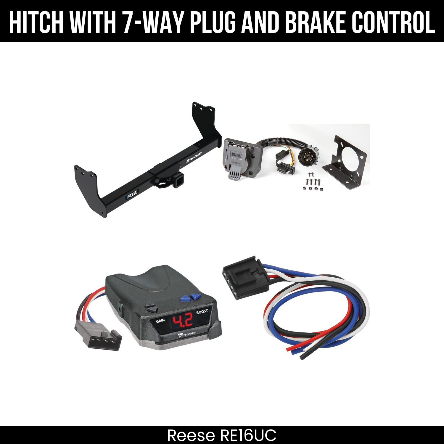 Trailer Hitch , 7-Way , Tekonsha Brake EVN Control