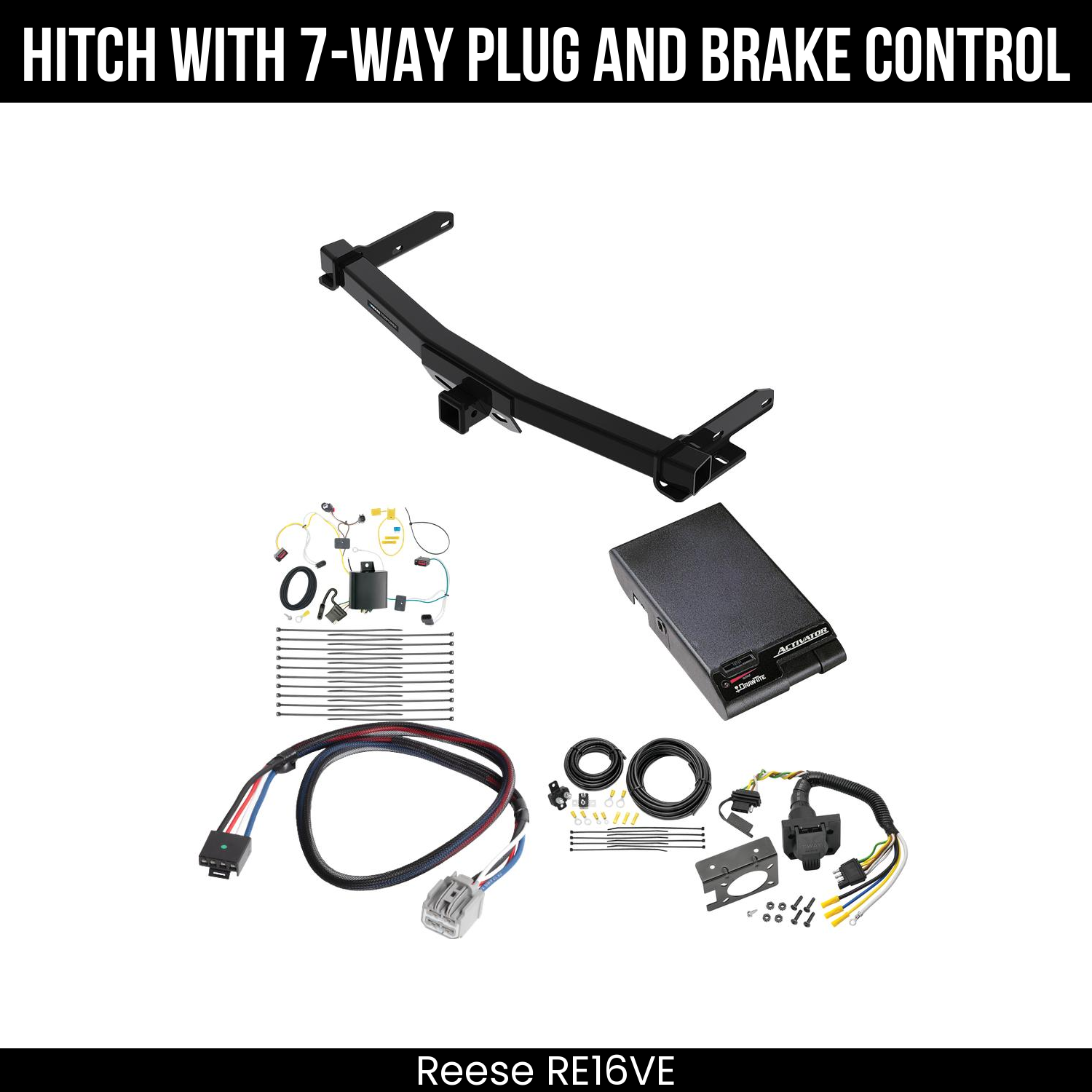 Trailer Hitch , 7-Way , Draw-Tite Activator Brake Control