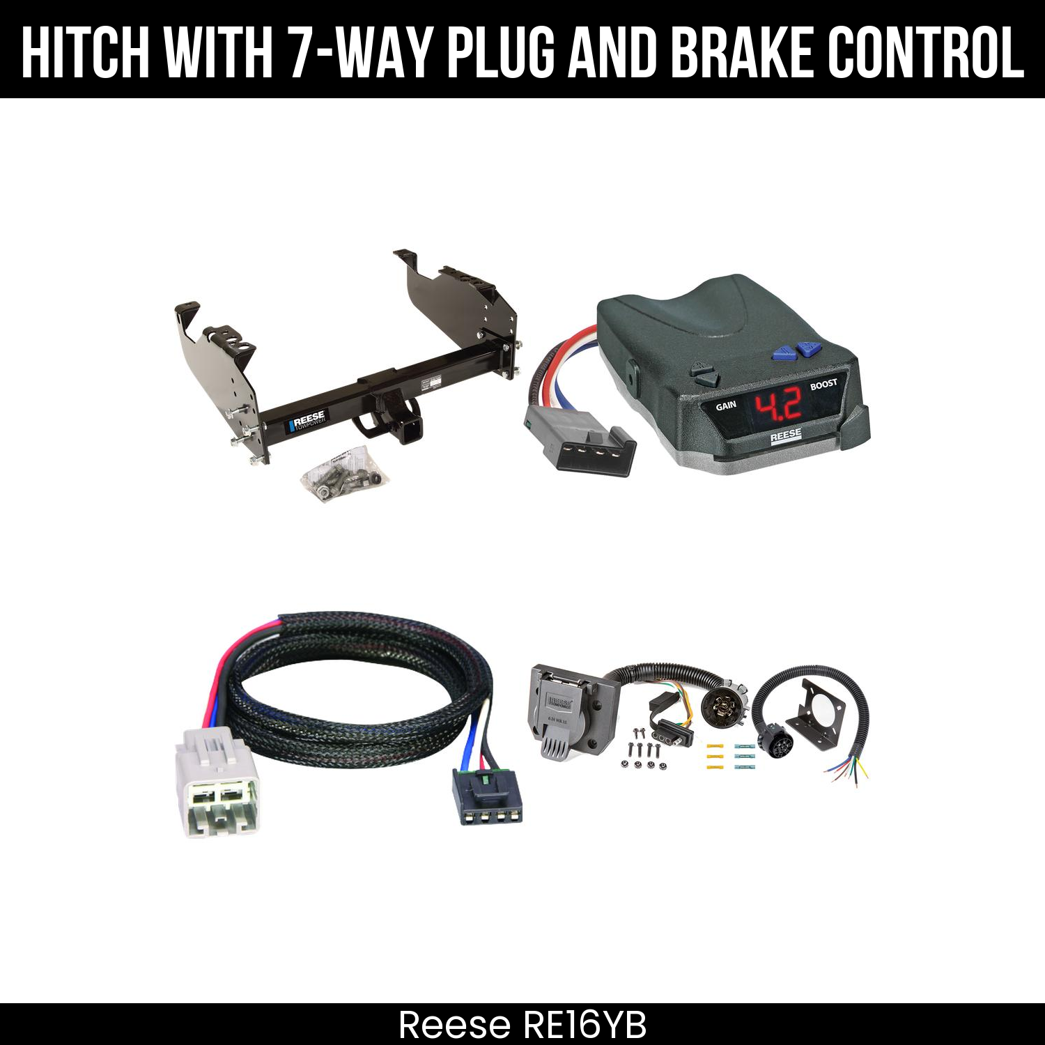 Trailer Hitch , 7-Way , Reese Brake EVN Control