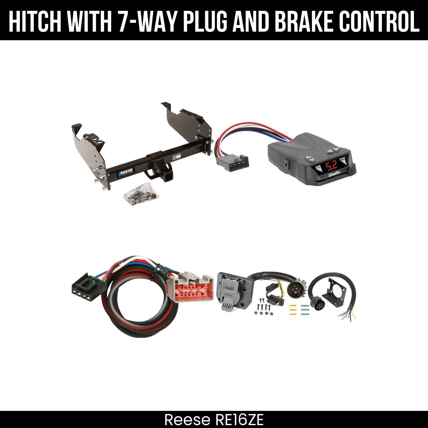 Trailer Hitch , 7-Way , Draw-Tite Activator IV Brake Control