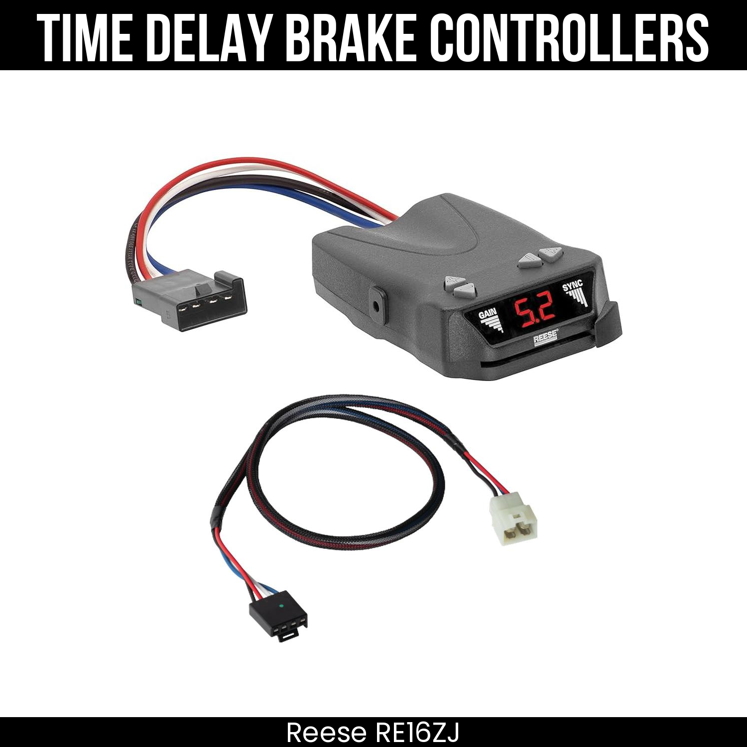 Reese Brakeman IV Brake Control , Plug Adapter