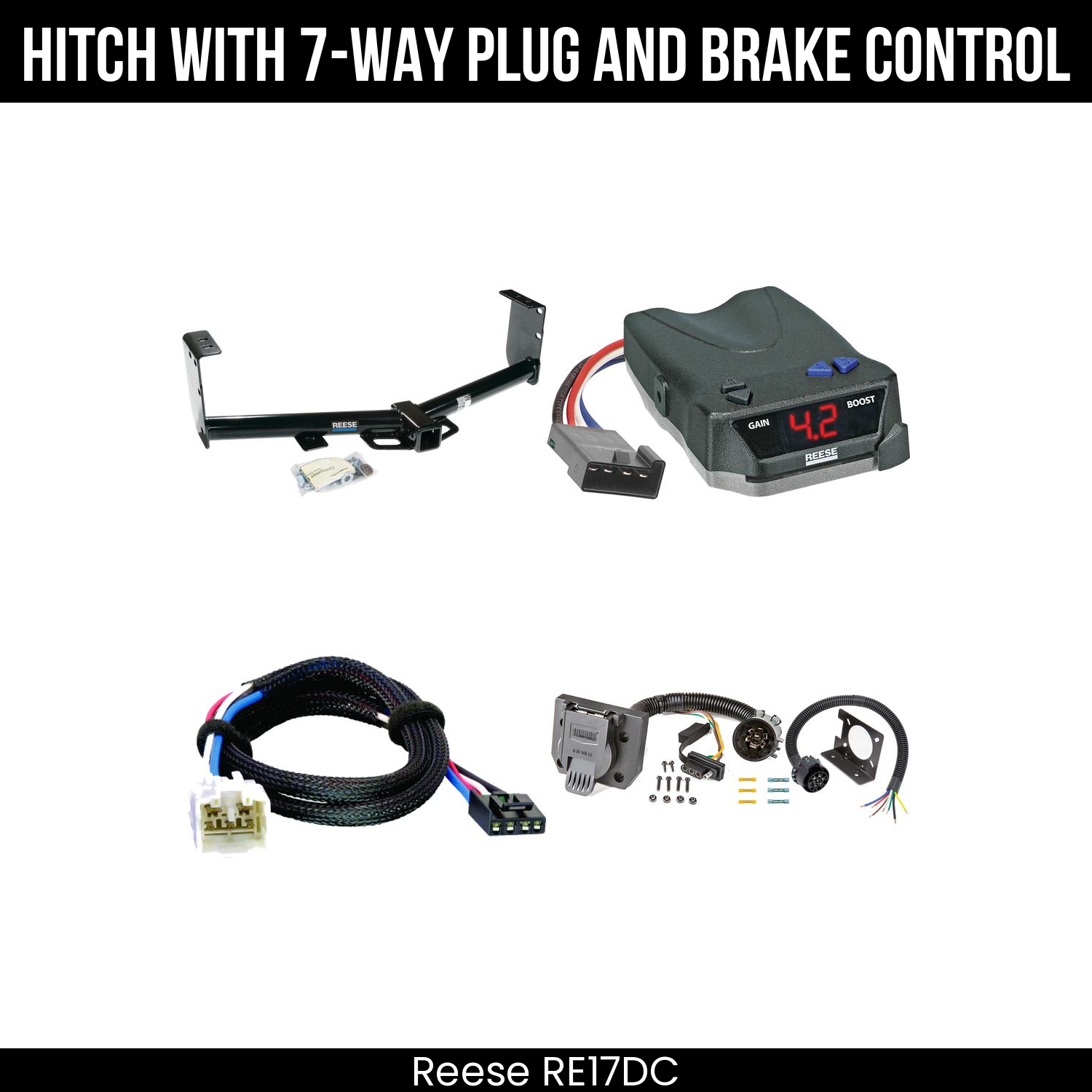 Trailer Hitch , 7-Way , Reese Brake EVN Control