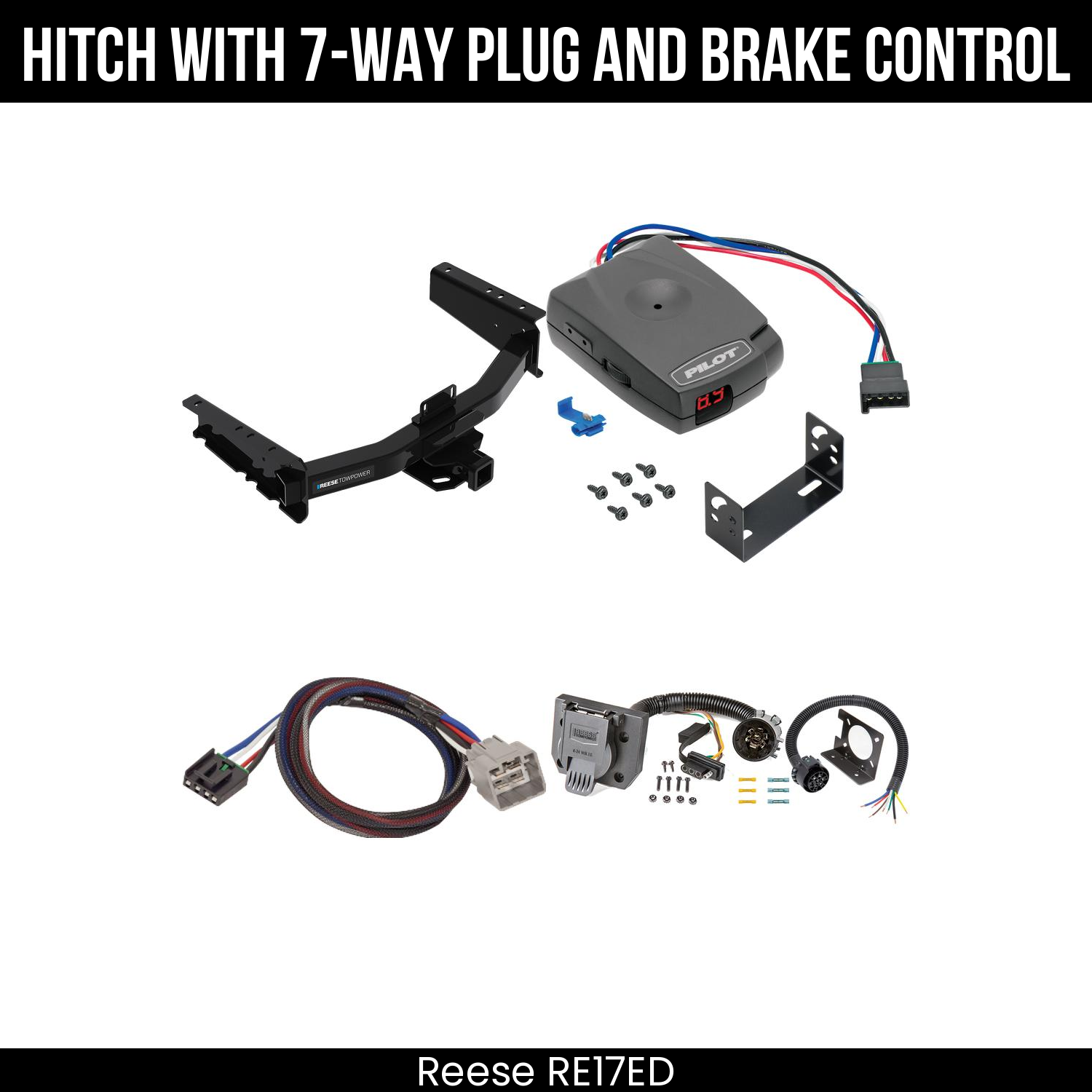 Trailer Hitch , 7-Way , Pro Series Pilot Brake Control