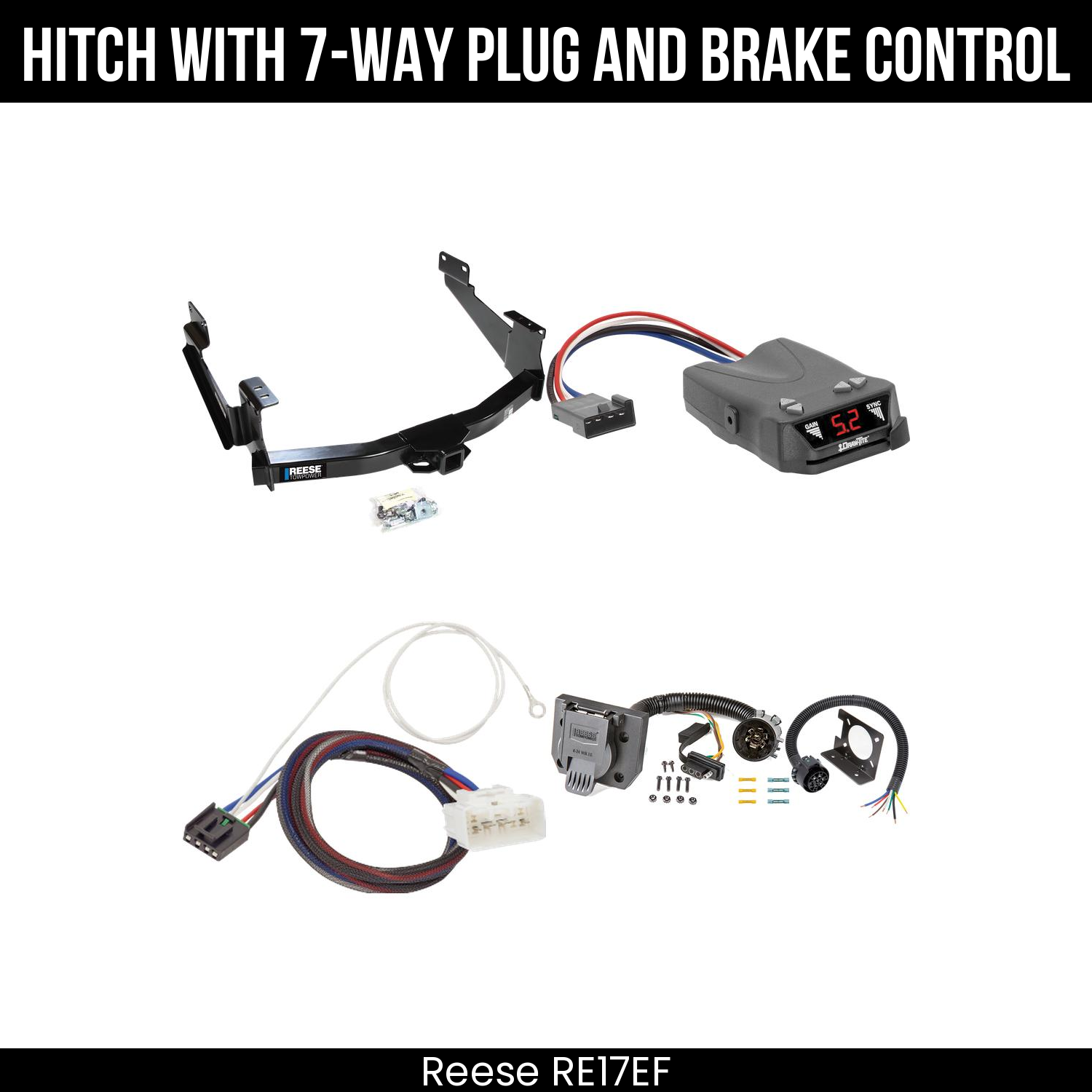 Trailer Hitch , 7-Way , Draw-Tite Activator IV Brake Control