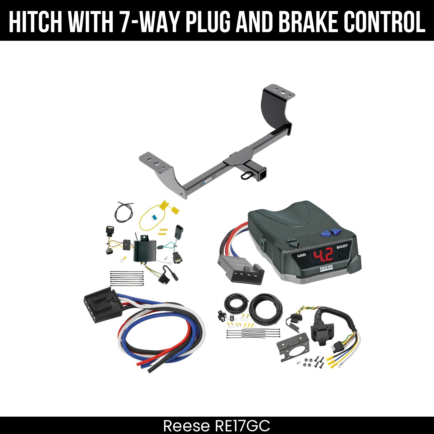 Trailer Hitch , 7-Way , Reese Brake EVN Control