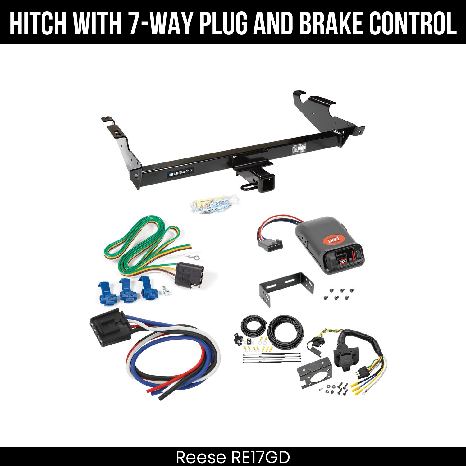 Trailer Hitch , 7-Way , Pro Series POD Brake Control