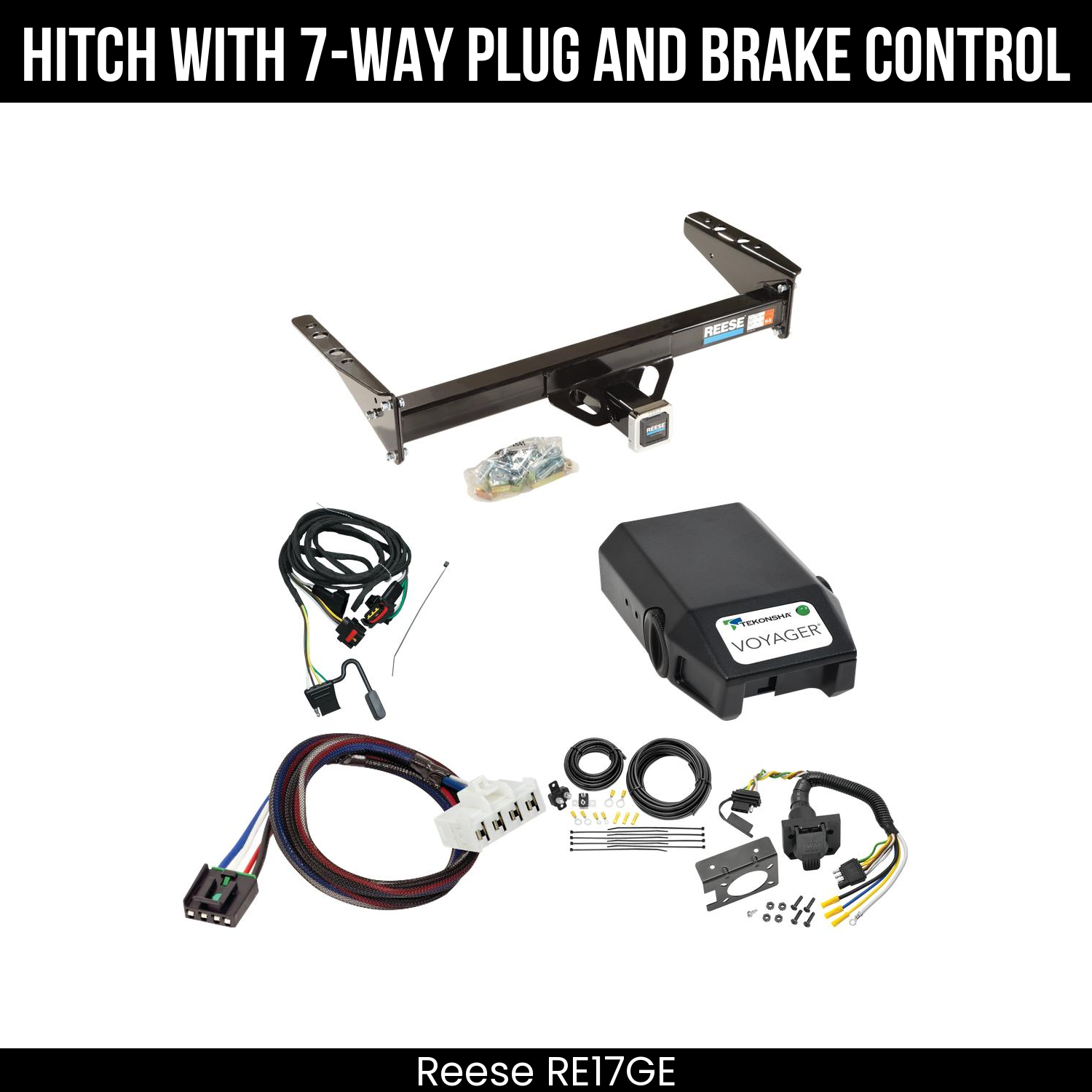 Trailer Hitch , 7-Way , Tekonsha Voyager Brake Control