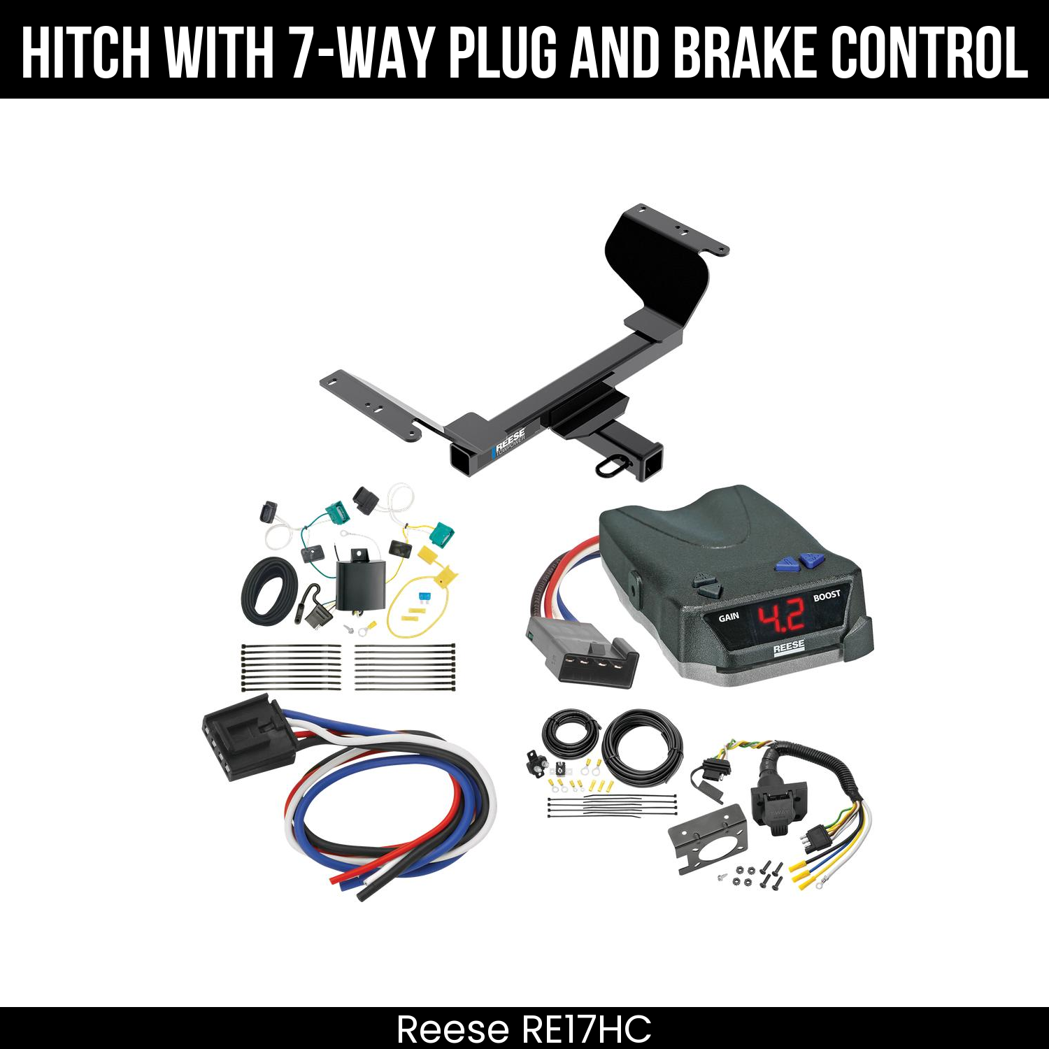 Trailer Hitch , 7-Way , Reese Brake EVN Control