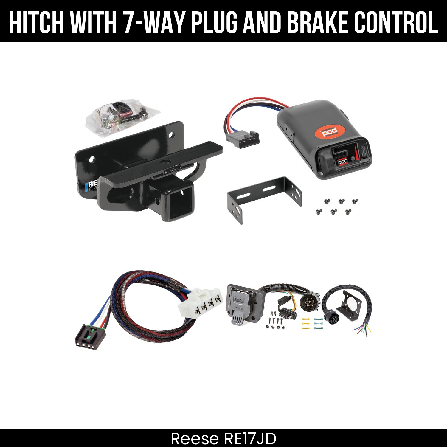 Trailer Hitch , 7-Way , Pro Series POD Brake Control