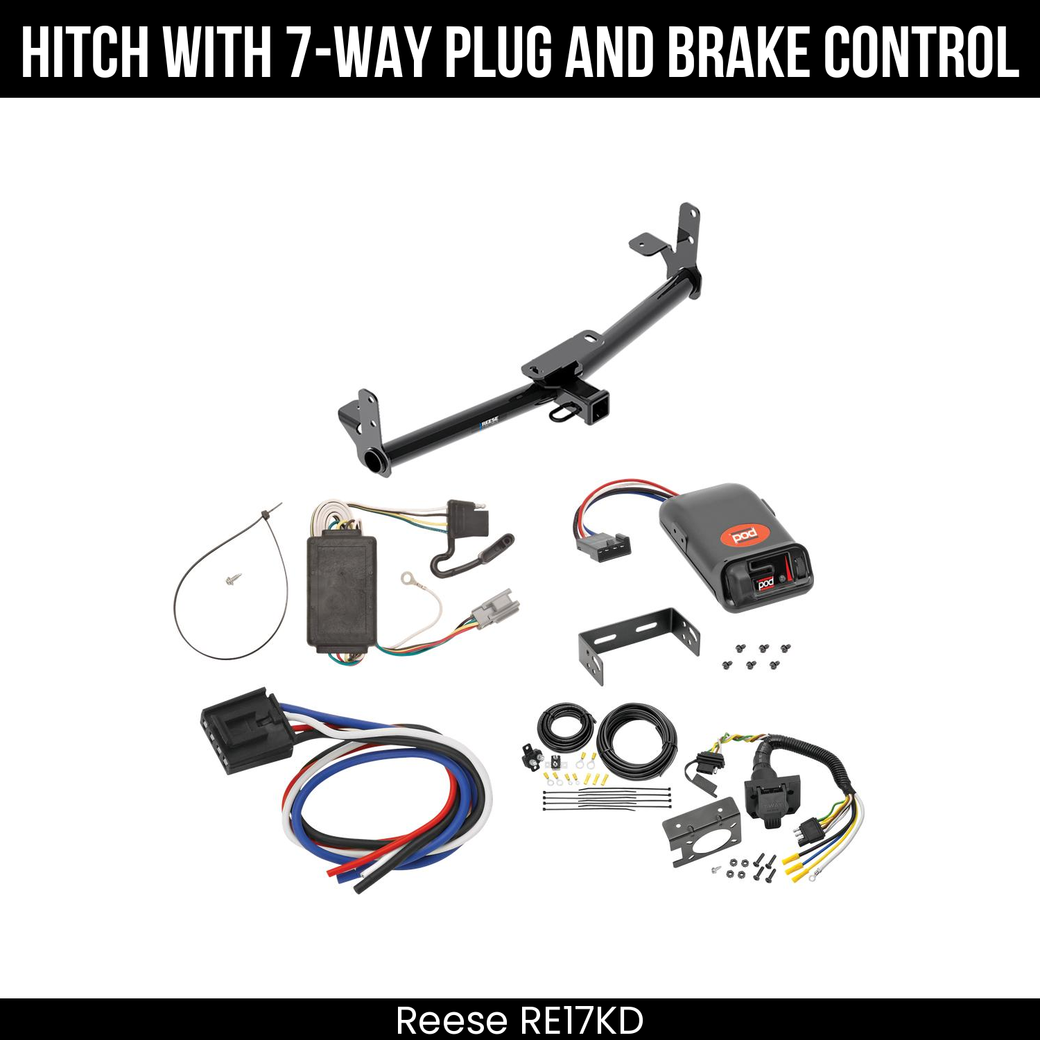 Trailer Hitch , 7-Way , Pro Series POD Brake Control