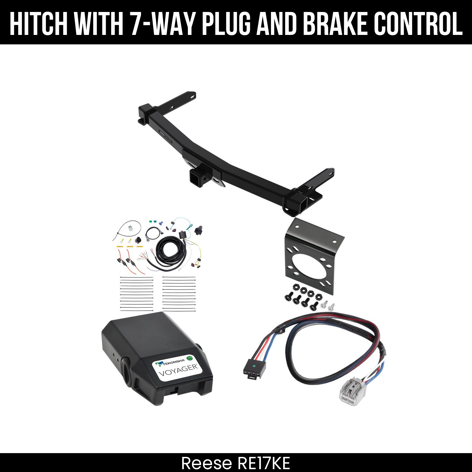 Trailer Hitch , 7-Way , Tekonsha Voyager Brake Control
