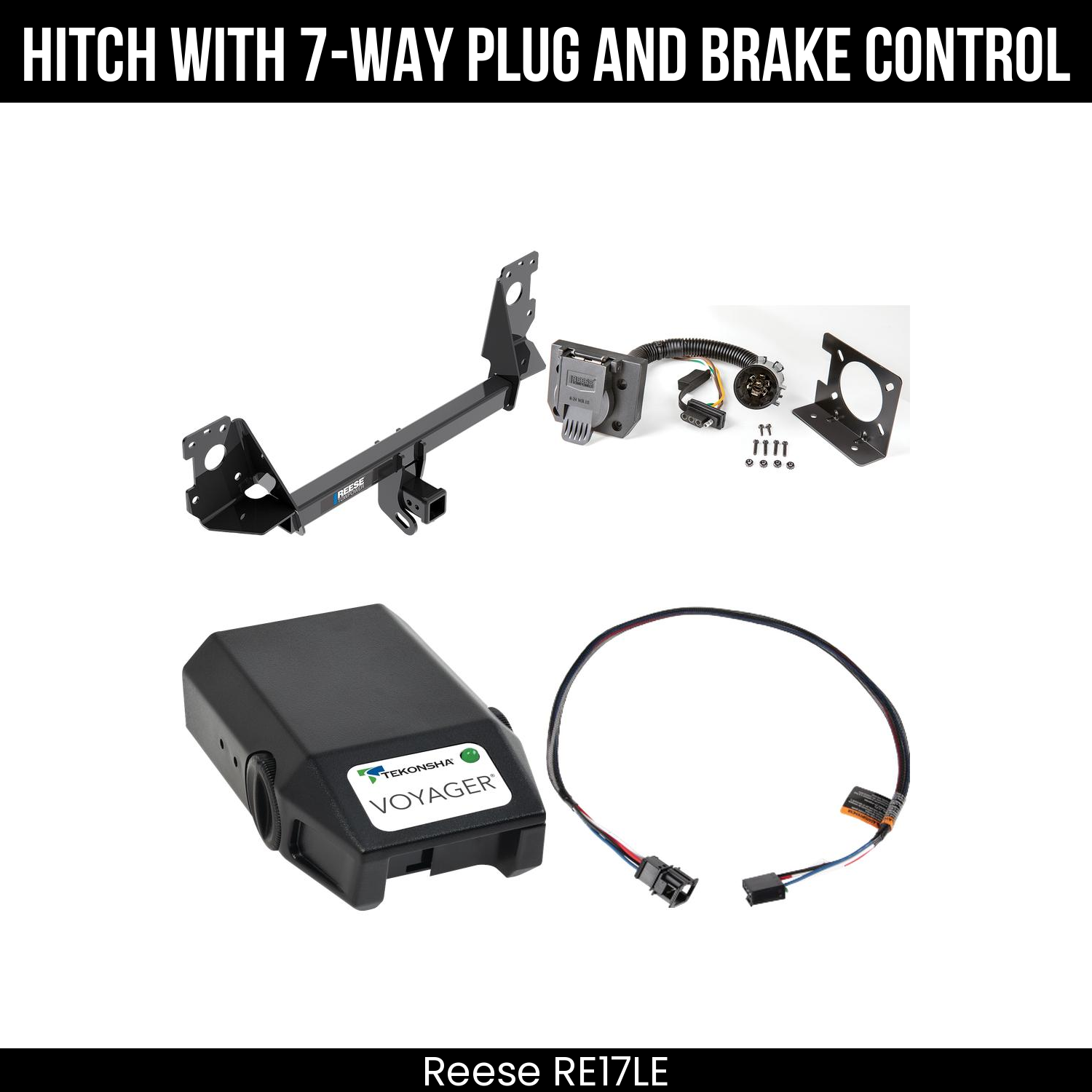 Trailer Hitch , 7-Way , Tekonsha Voyager Brake Control