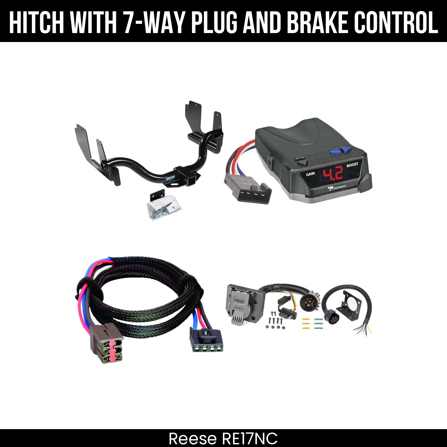 Trailer Hitch , 7-Way , Tekonsha Brake EVN Control