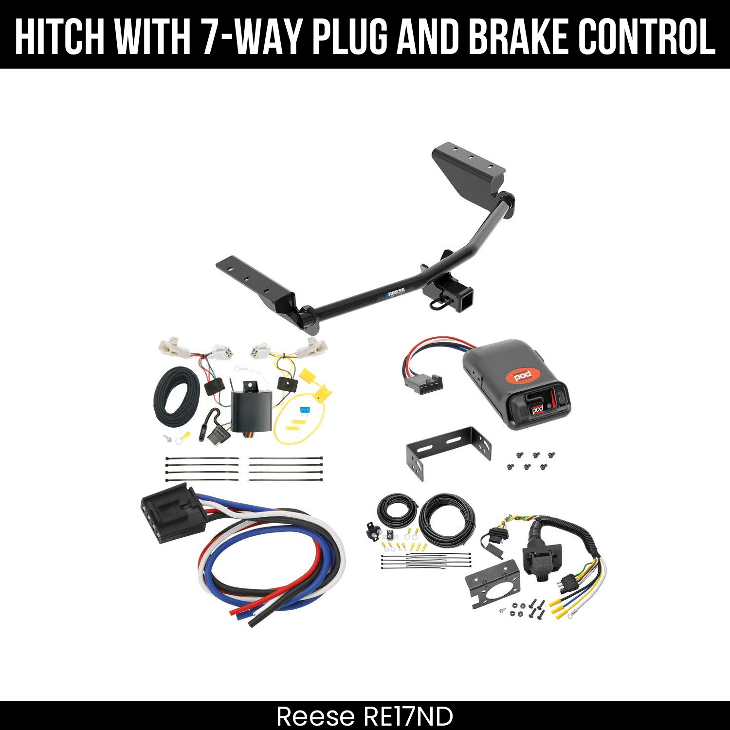 Trailer Hitch , 7-Way , Pro Series POD Brake Control