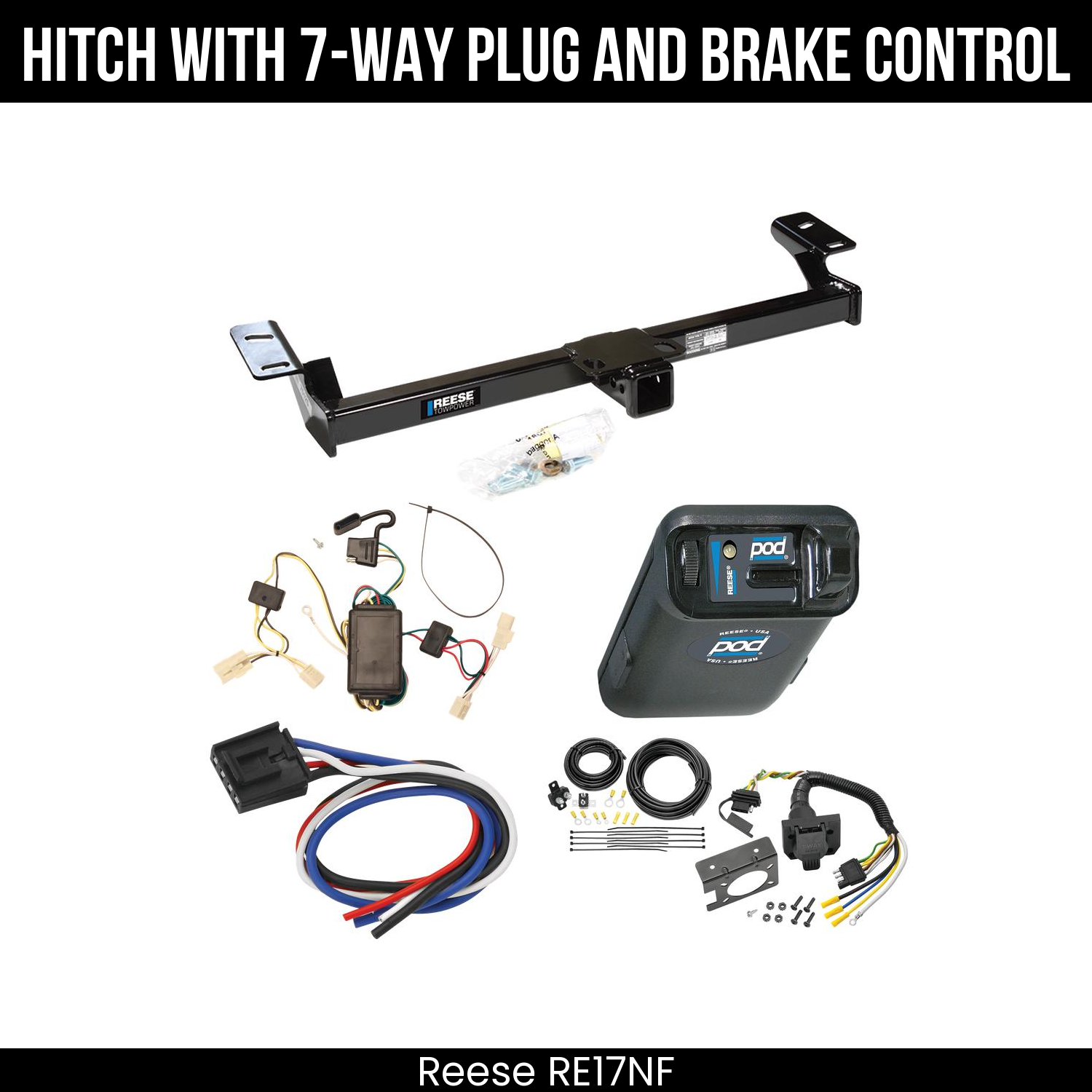 Trailer Hitch , 7-Way , Reese POD Brake Control