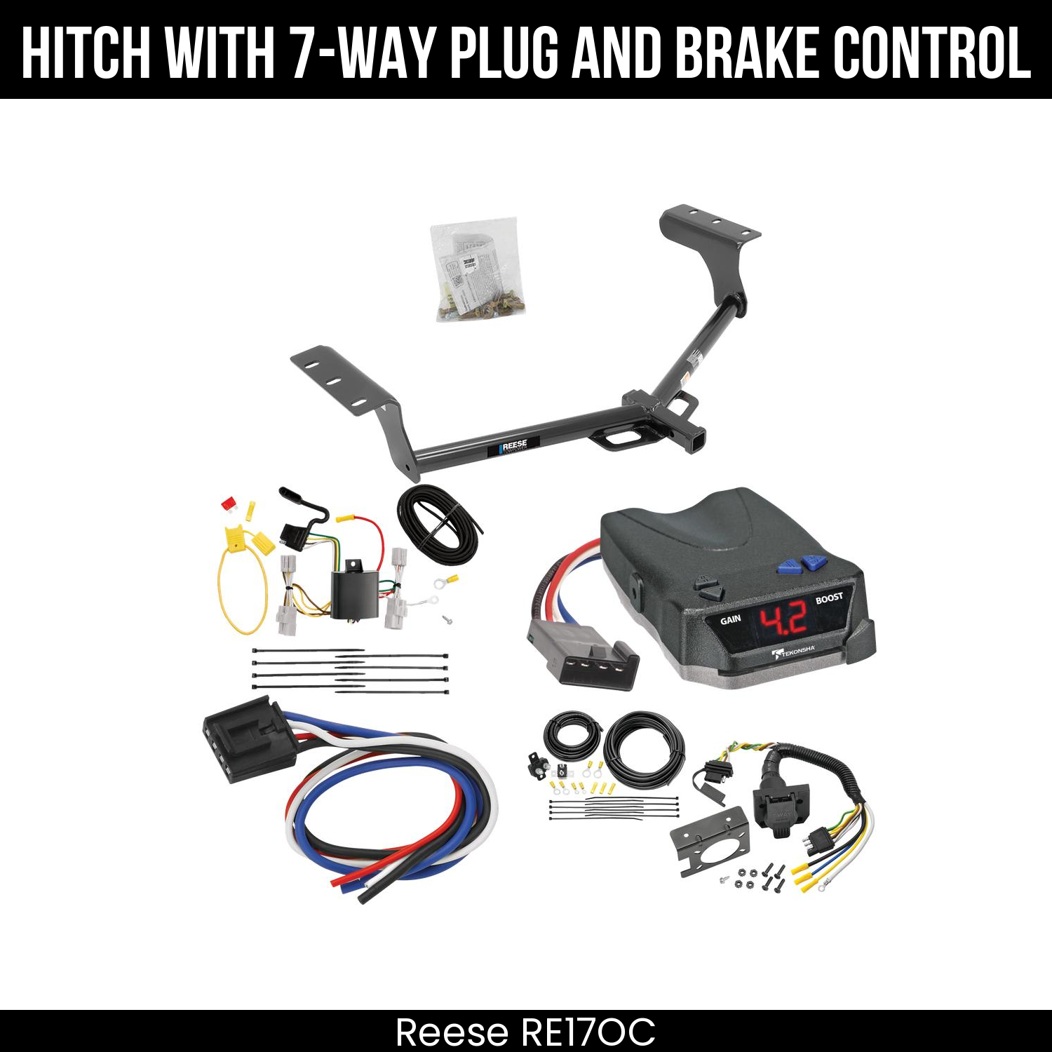 Trailer Hitch , 7-Way , Tekonsha Brake EVN Control