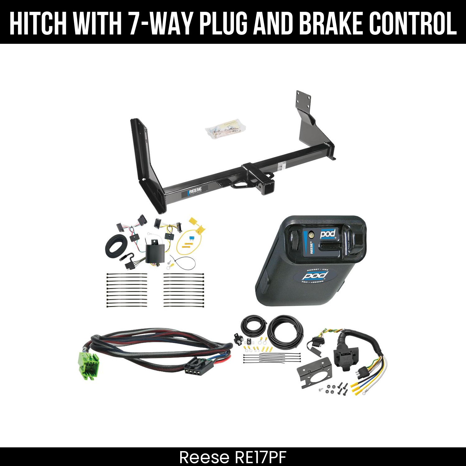 Trailer Hitch , 7-Way , Reese POD Brake Control