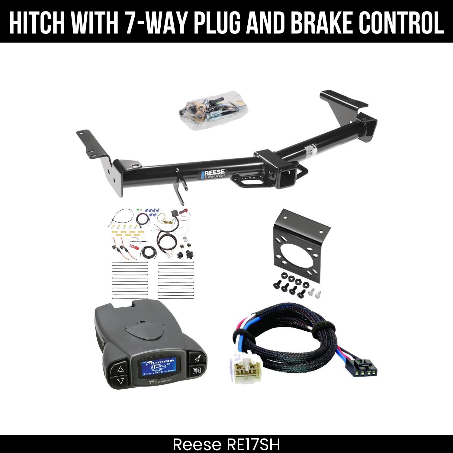 Trailer Hitch , 7-Way , Tekonsha Prodigy P3 Brake Control