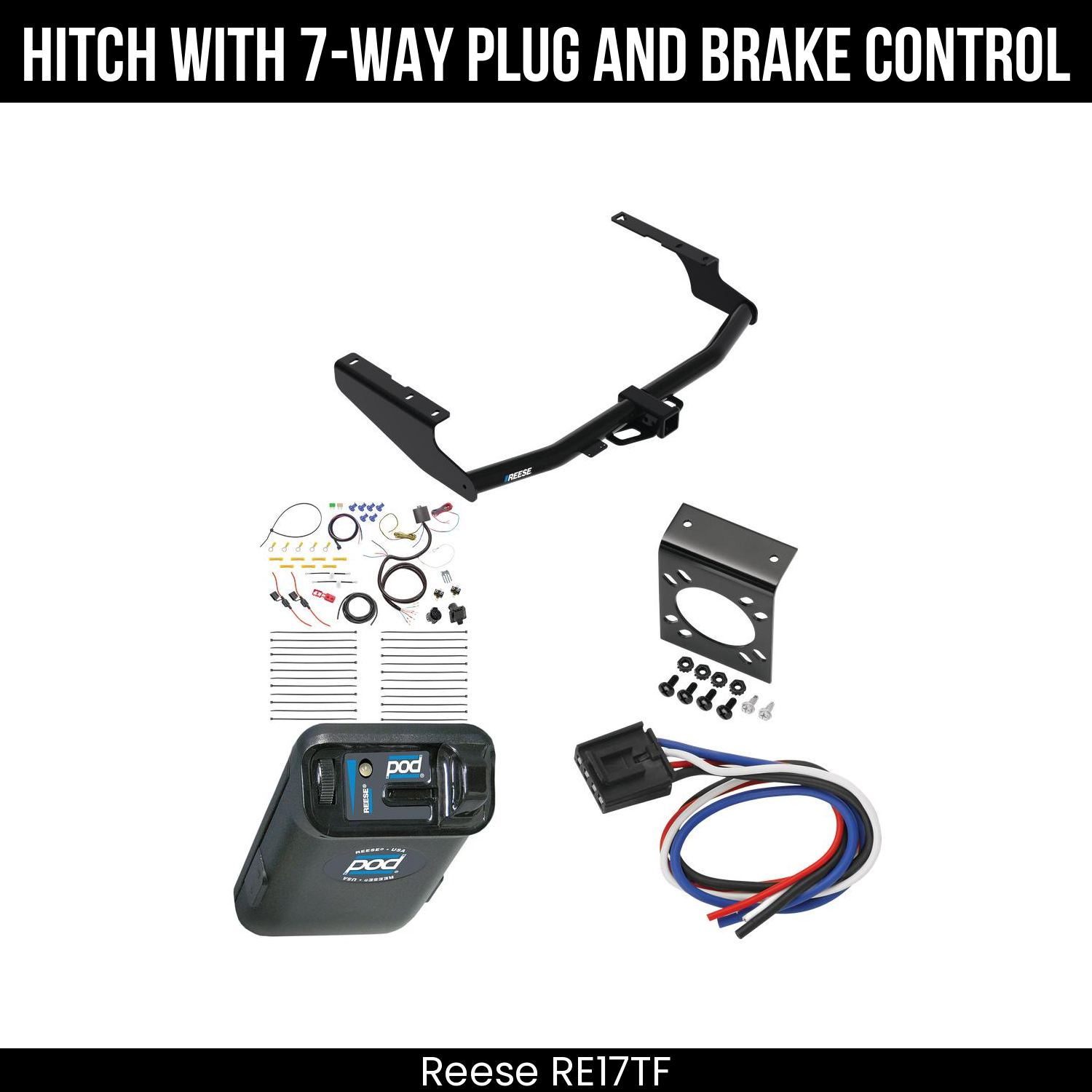 Trailer Hitch , 7-Way , Reese POD Brake Control
