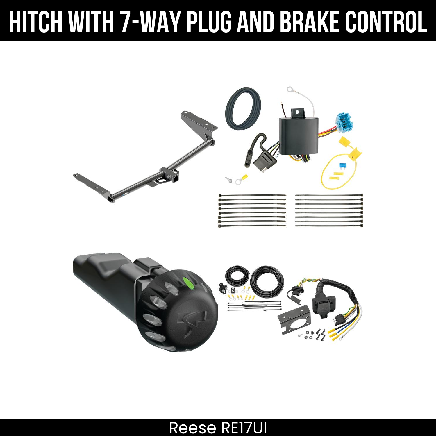 Trailer Hitch , 7-Way , Tekonsha Voyager iD Smart Brake Control