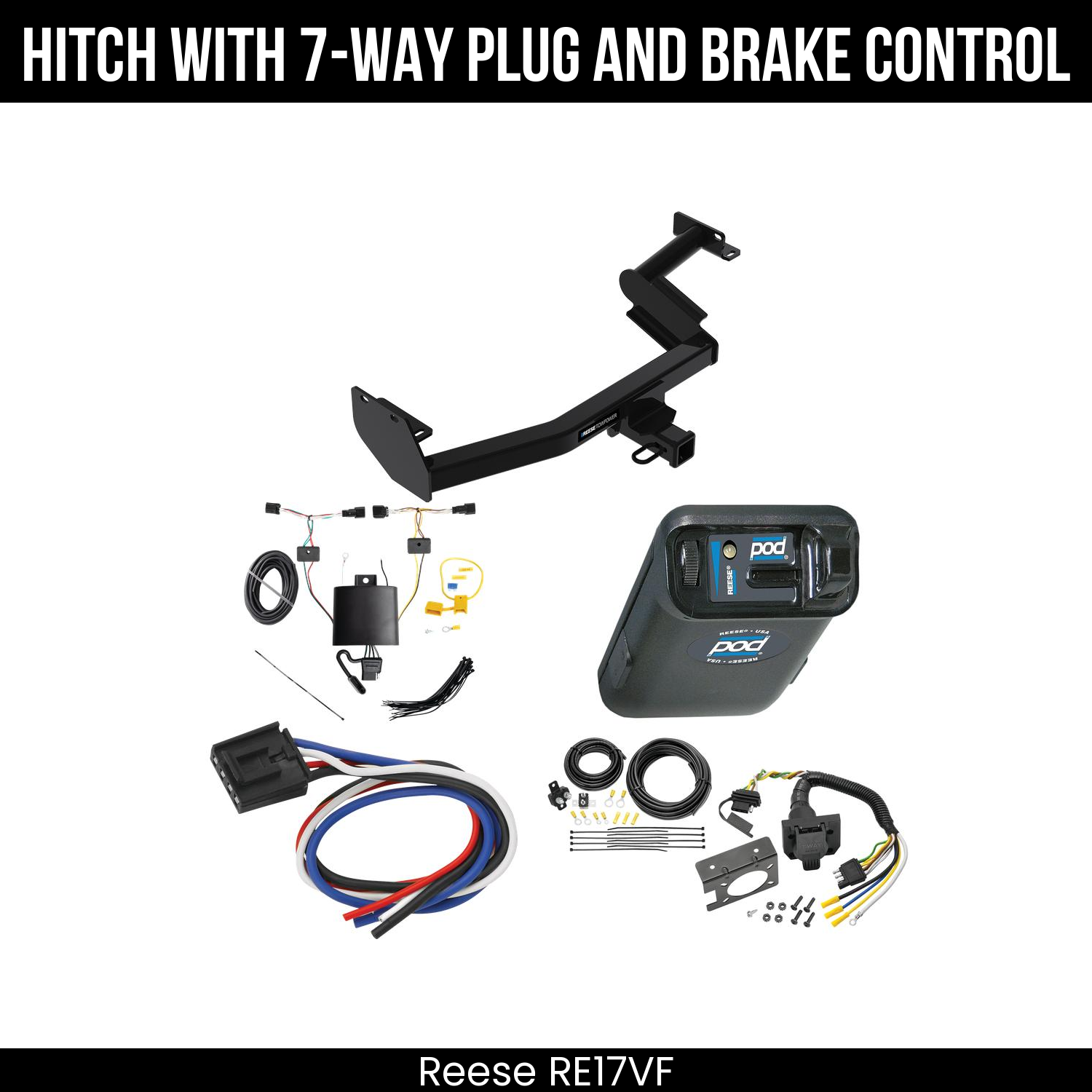 Trailer Hitch , 7-Way , Reese POD Brake Control