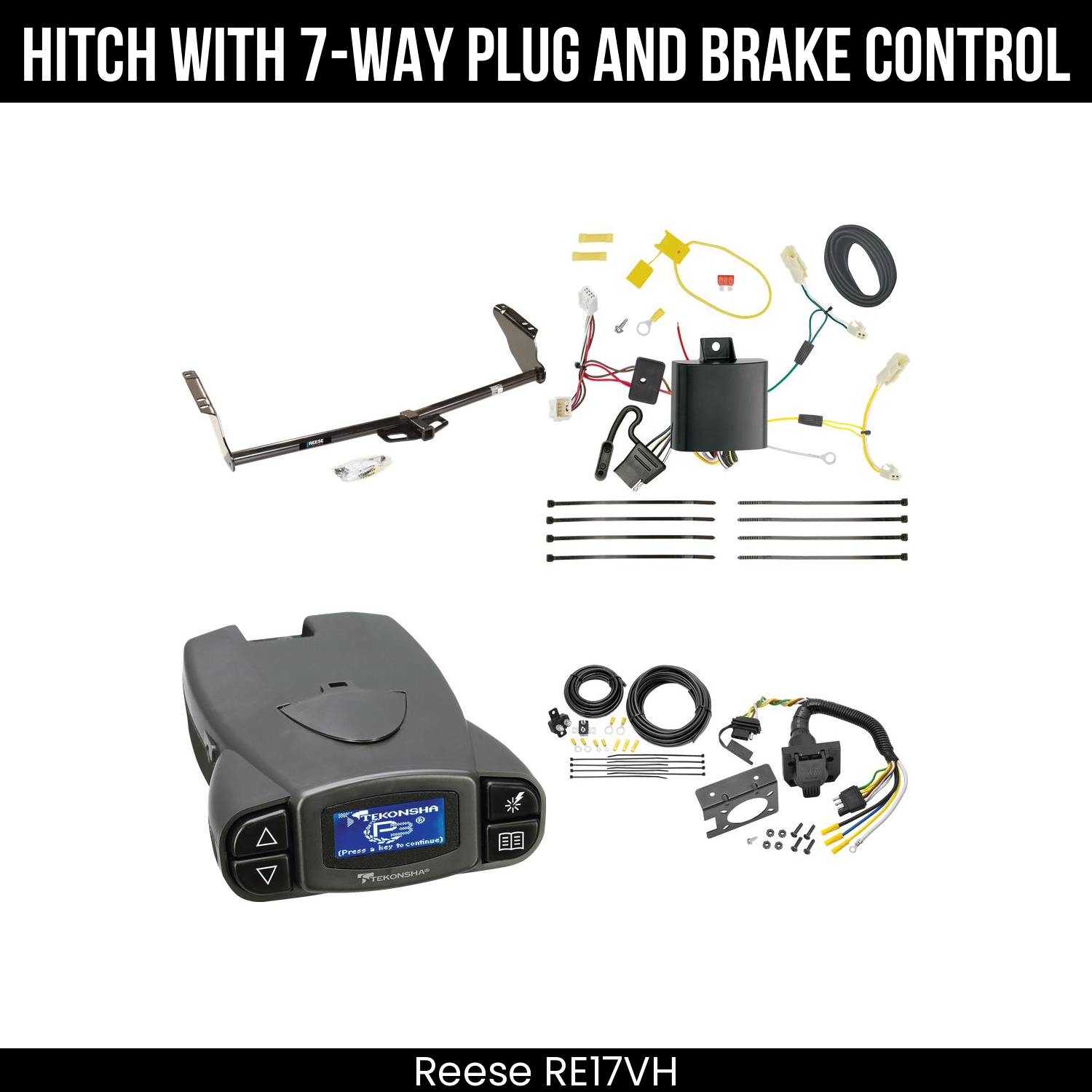 Trailer Hitch , 7-Way , Tekonsha Prodigy P3 Brake Control