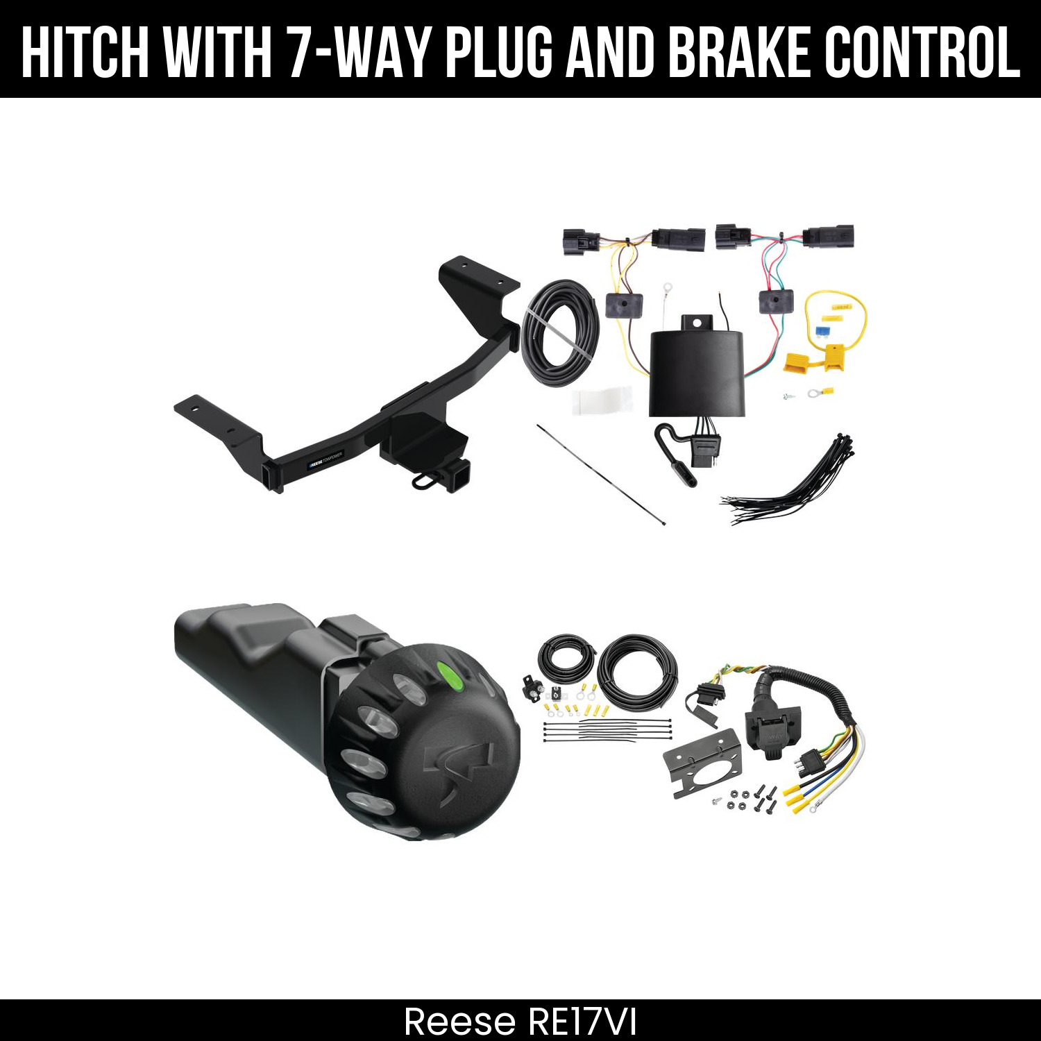 Trailer Hitch , 7-Way , Tekonsha Voyager iD Smart Brake Control