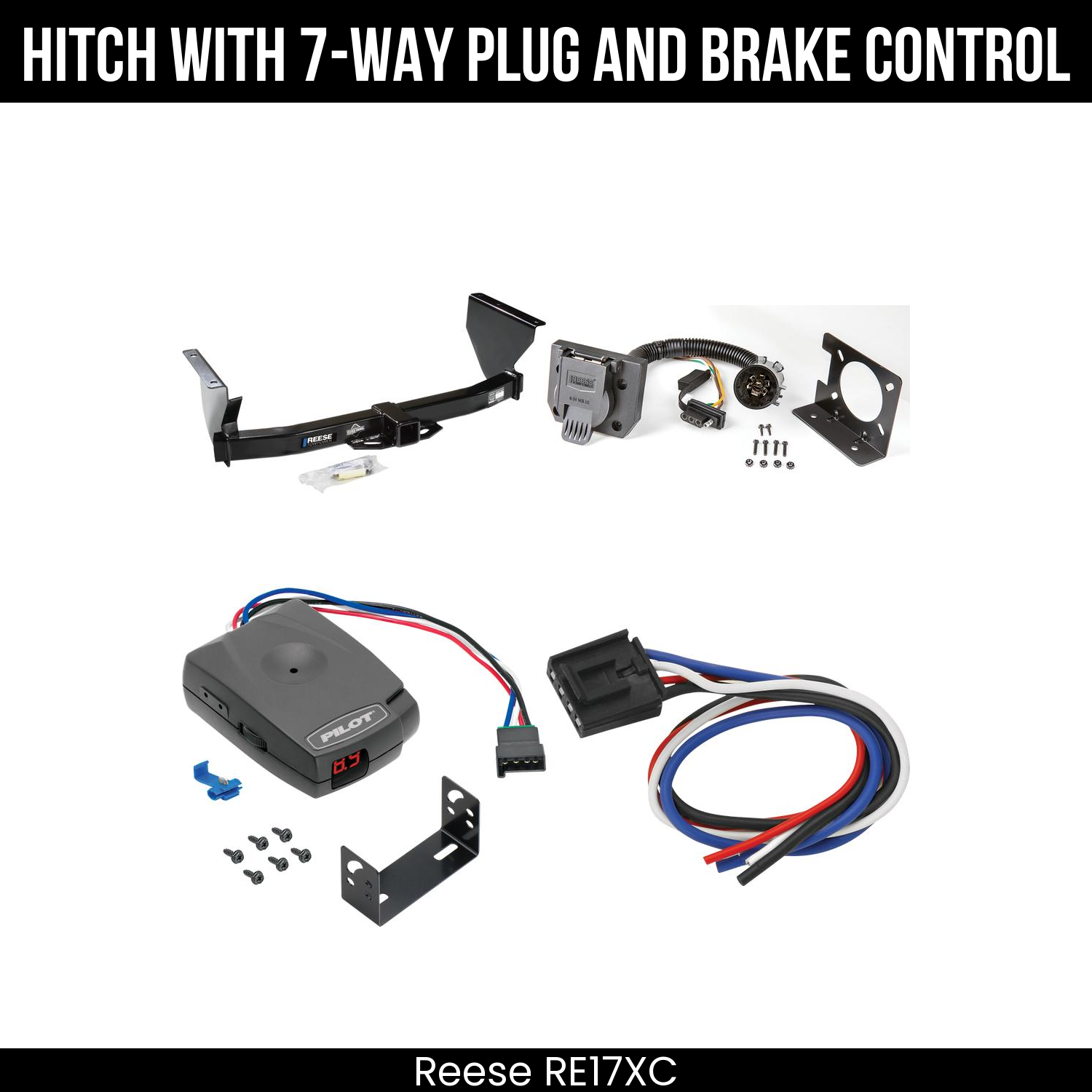 Trailer Hitch , 7-Way , Pro Series Pilot Brake Control