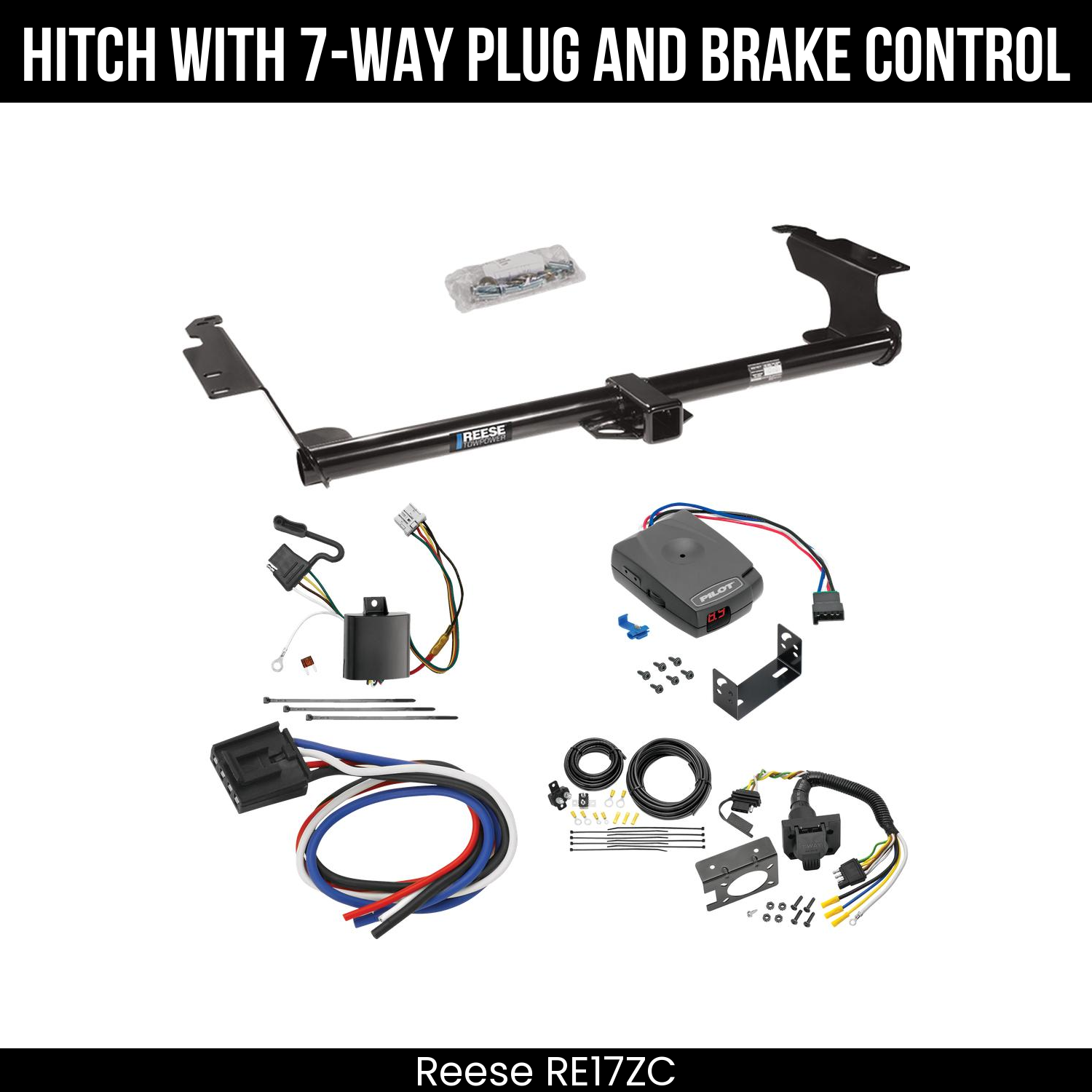 Trailer Hitch , 7-Way , Pro Series Pilot Brake Control