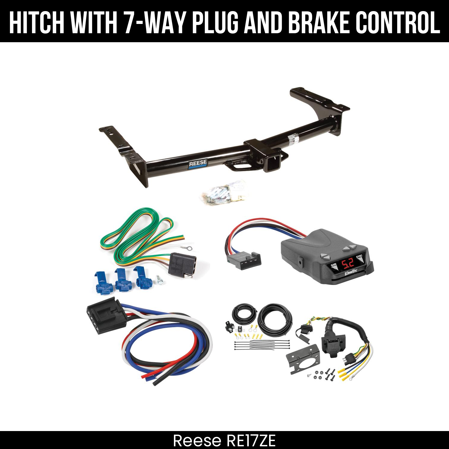Trailer Hitch , 7-Way , Draw-Tite Activator IV Brake Control